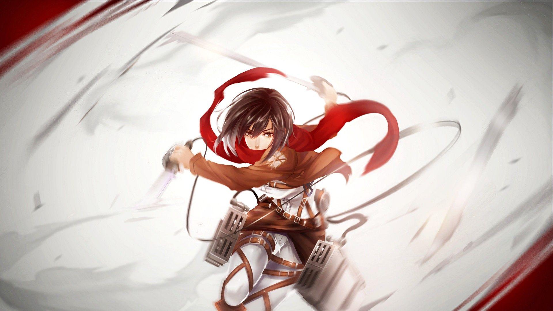 Shingeki no Kyojin, Mikasa Ackerman HD Wallpaper / Desktop