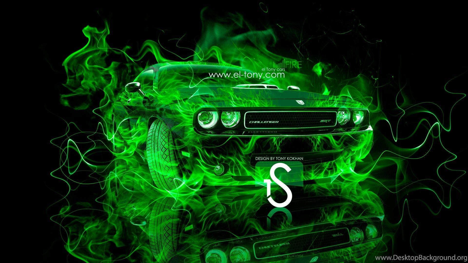 Tag For Dodge Challenger Green Wallpaper Spagheto Wheels Desktop