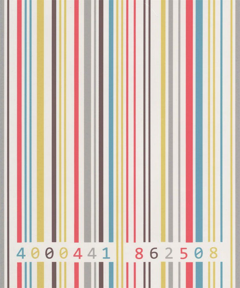 Barcode Motif Stripe by Albany, Wallpaper Direct