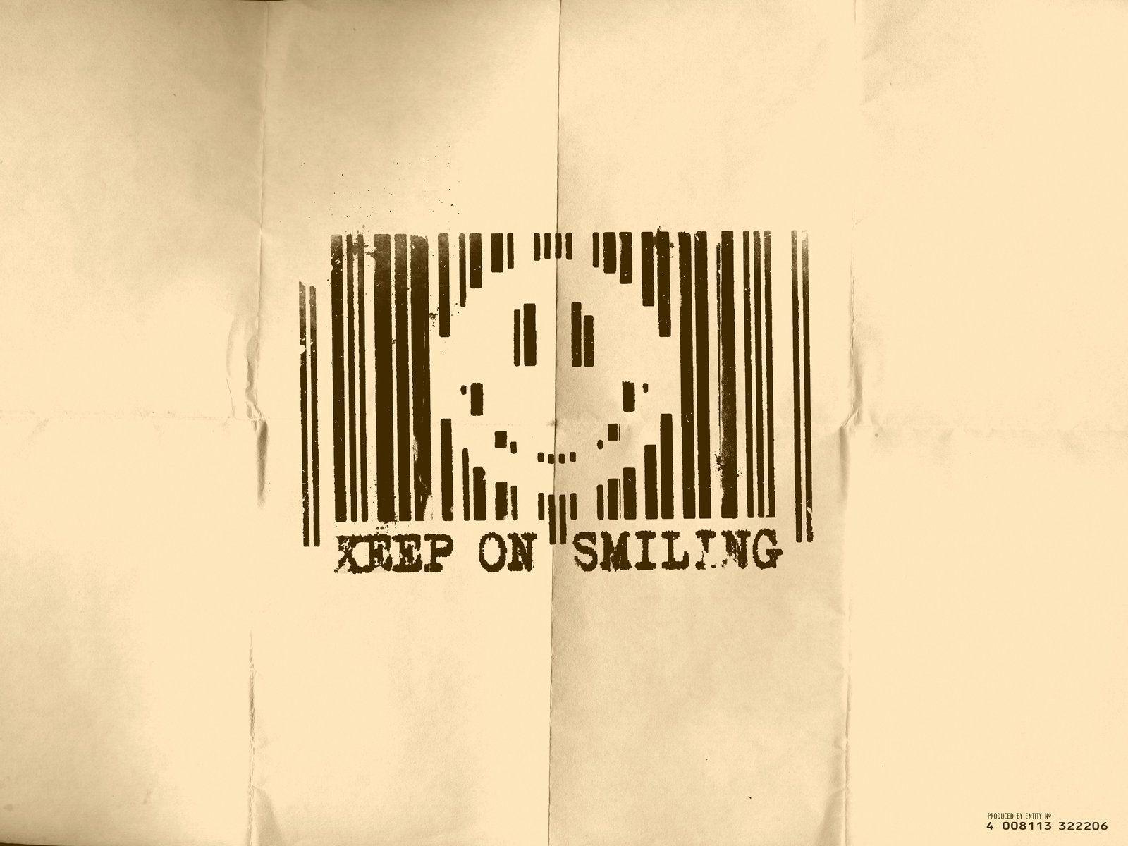 smile barcode HD wallpaper