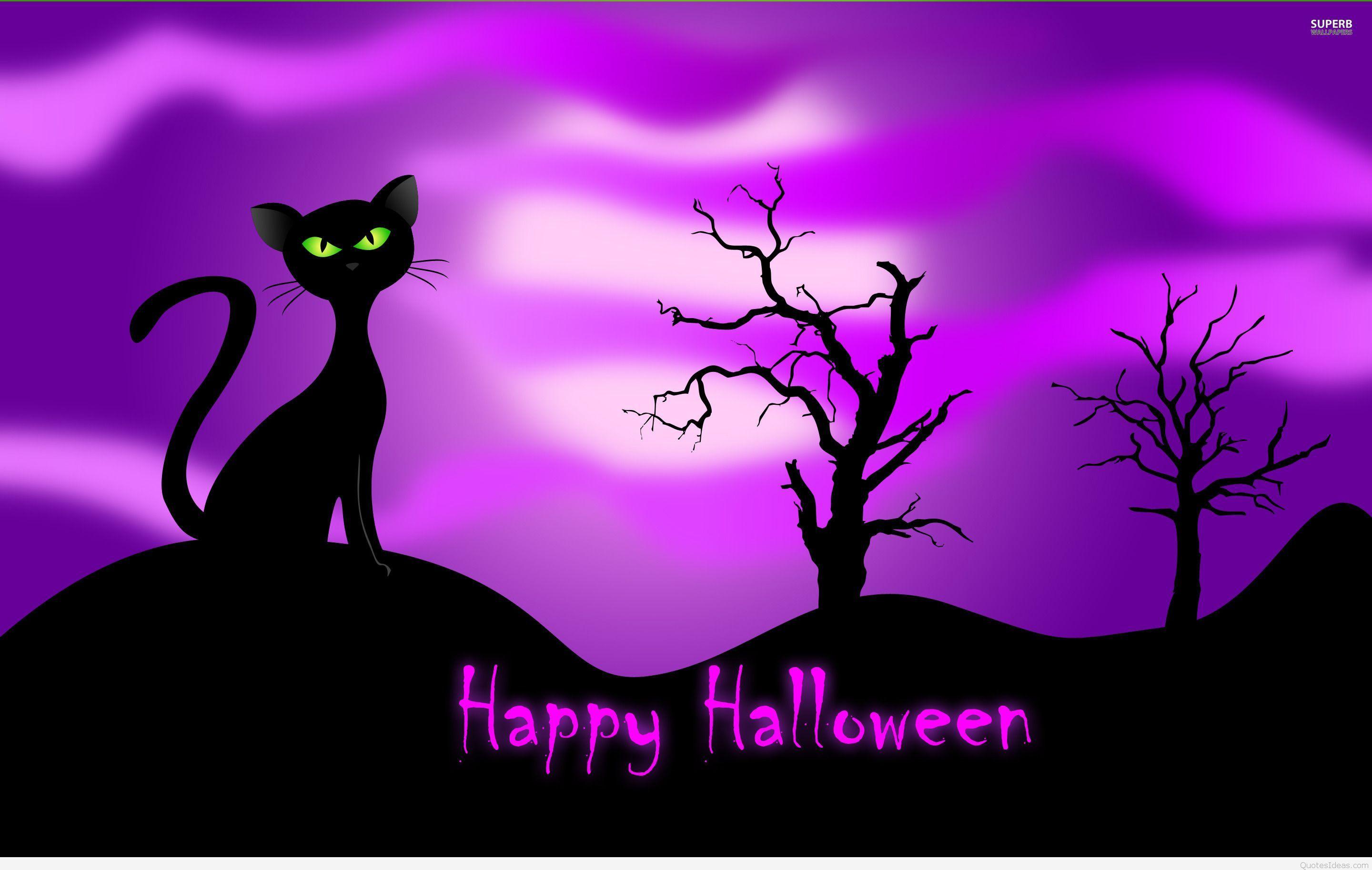 Halloween cat background Gallery