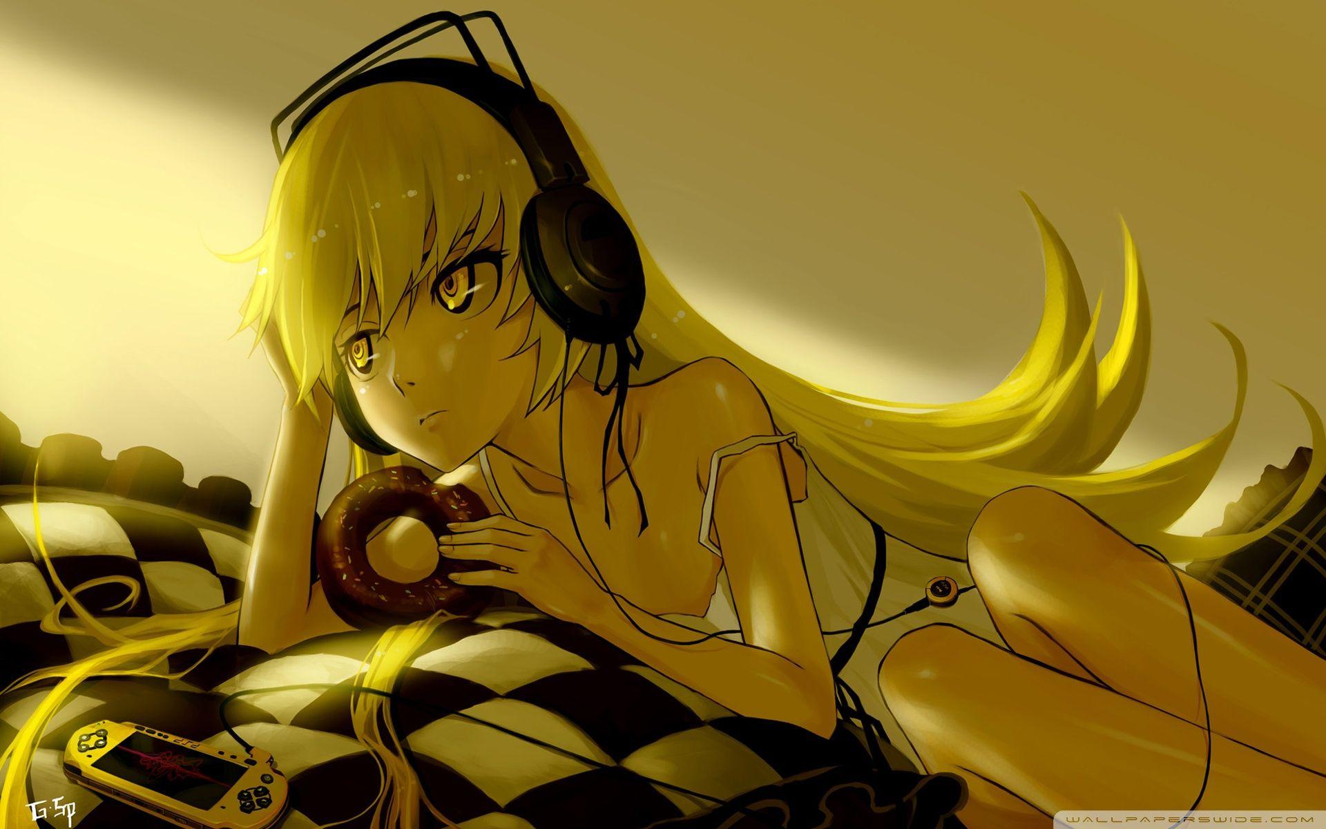 Oshino Shinobu Colour ❤ 4K HD Desktop Wallpaper for • Wide & Ultra