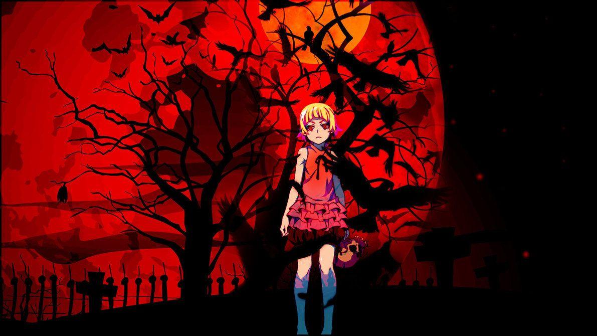 Monogatari Series ''Shinobu'' (Wallpaper 02) By Dr Erich