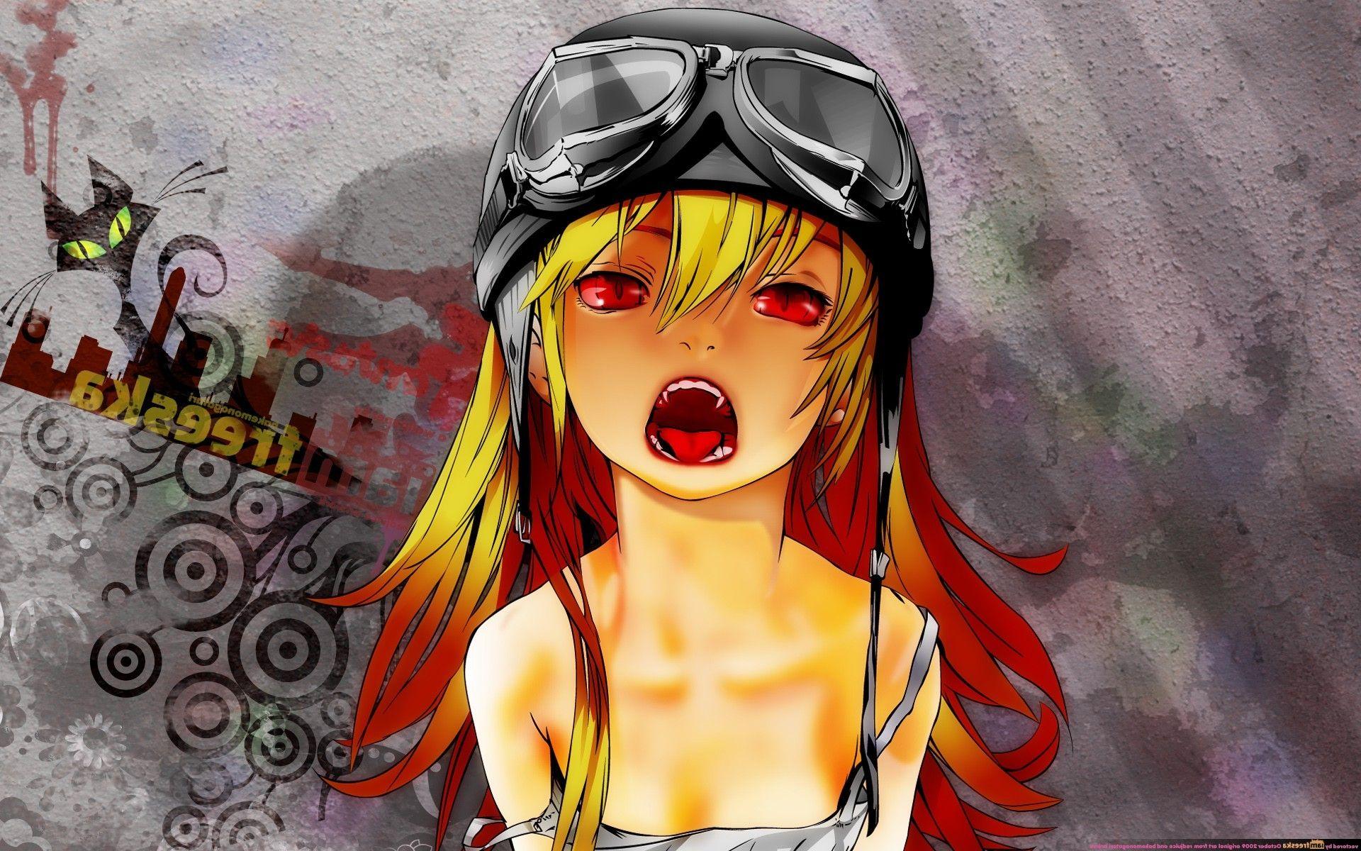 oshino shinobu monogatari series wallpaper and background