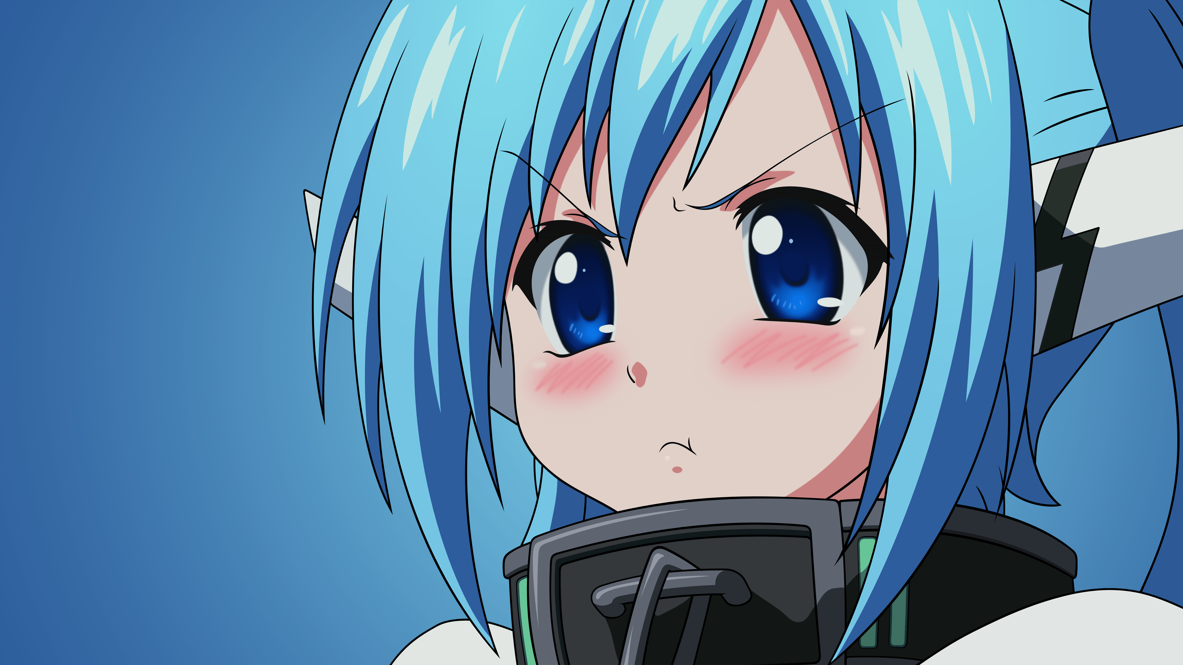 Angry Nymph [Heaven's Lost Property](3840x2160)