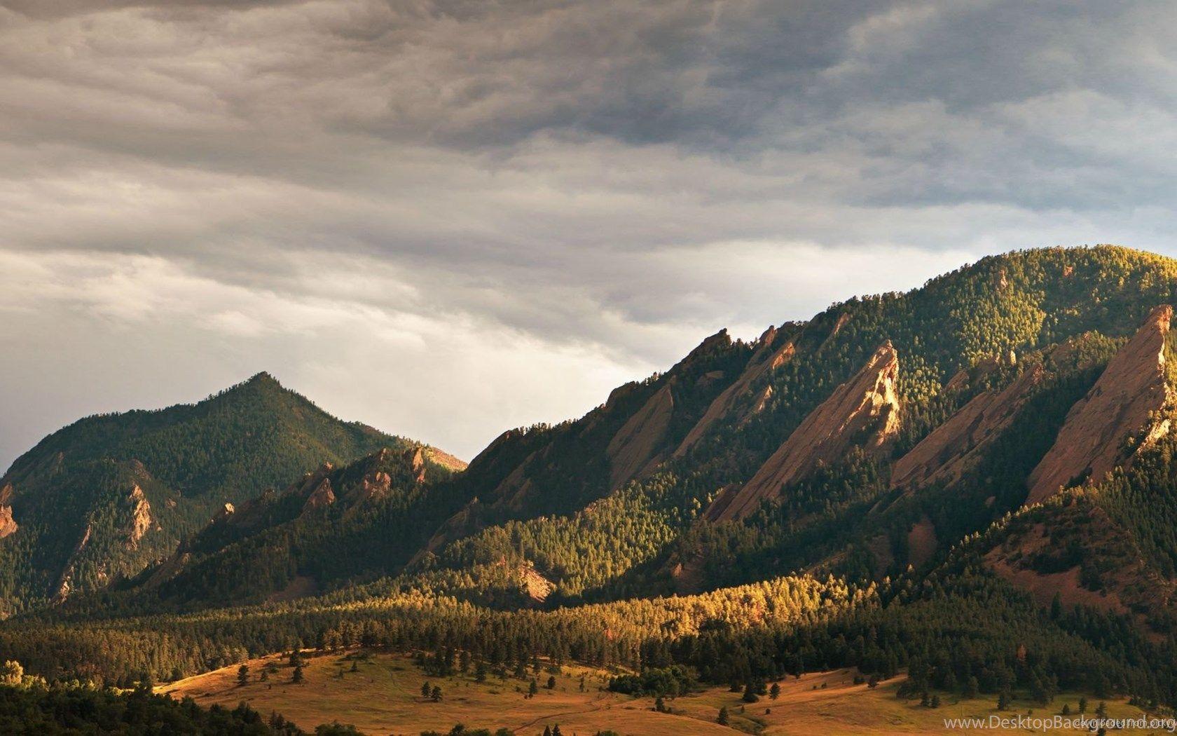 Download 1920x1080 Grey Sky Over Hills Wallpaper Desktop Background