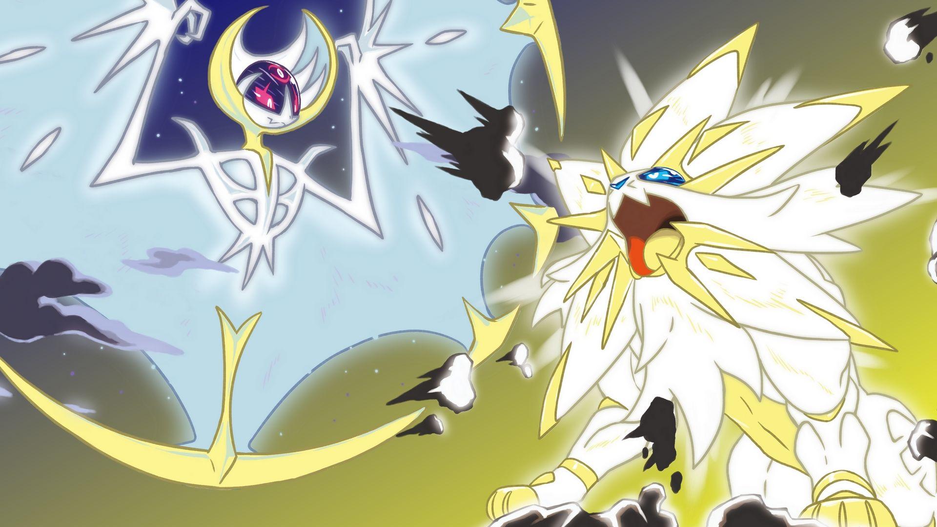 Pokémon immagini Solgaleo and Lunala HD wallpapers and backgrounds.