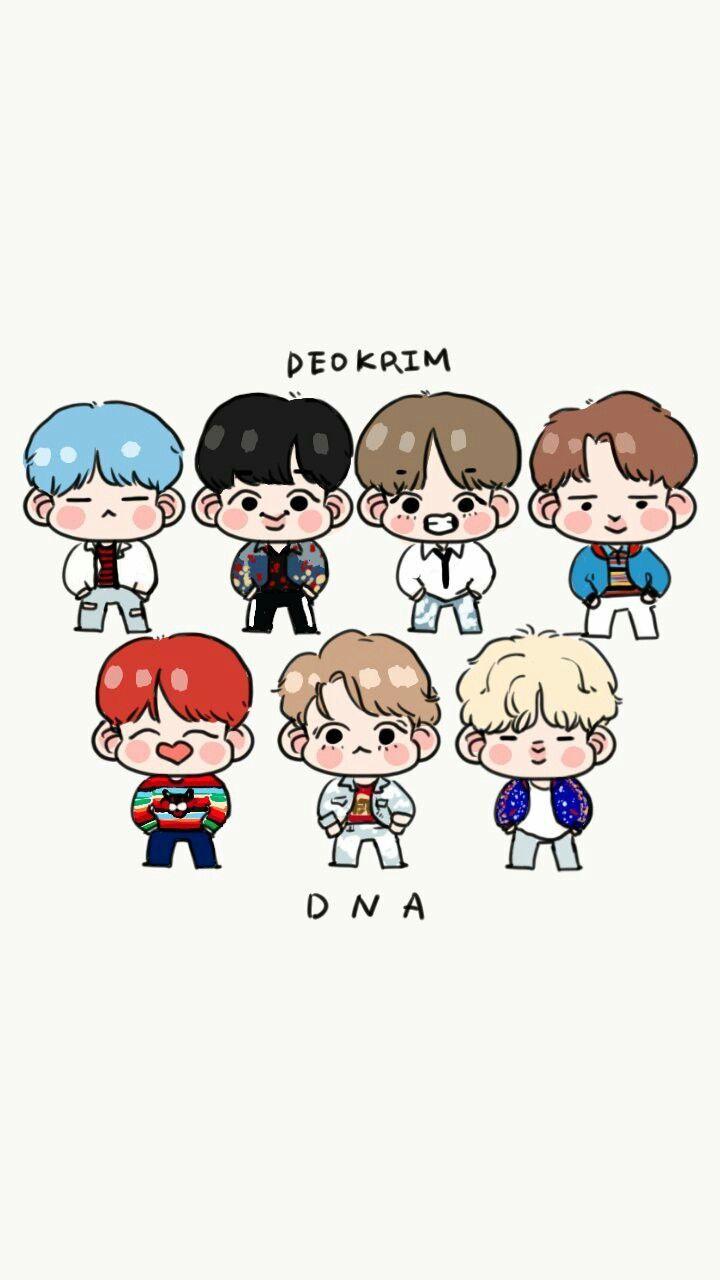 Bts DNA.. Fanart ♡. BTS. BTS, Fanart and Kpop
