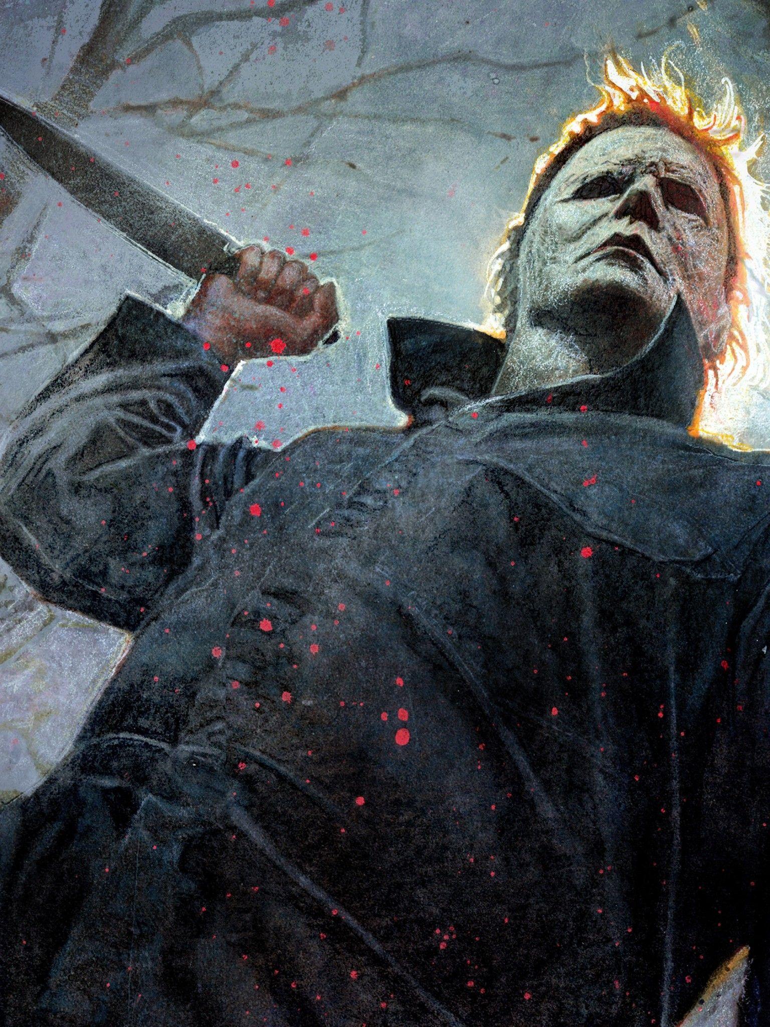 Download 1536x2048 Halloween Thriller, Horror Wallpaper