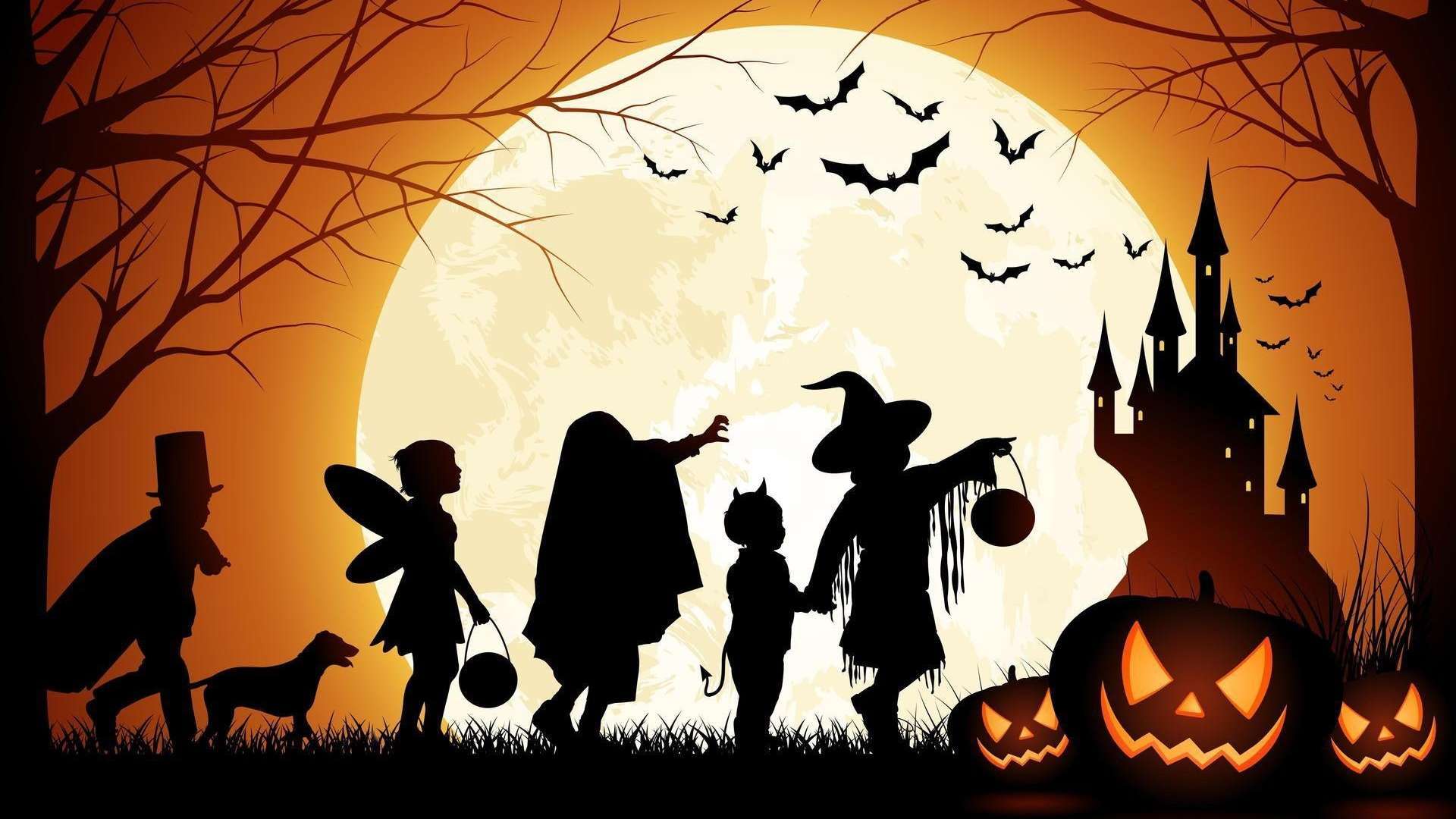 Wallpaper De Halloween Group Picture