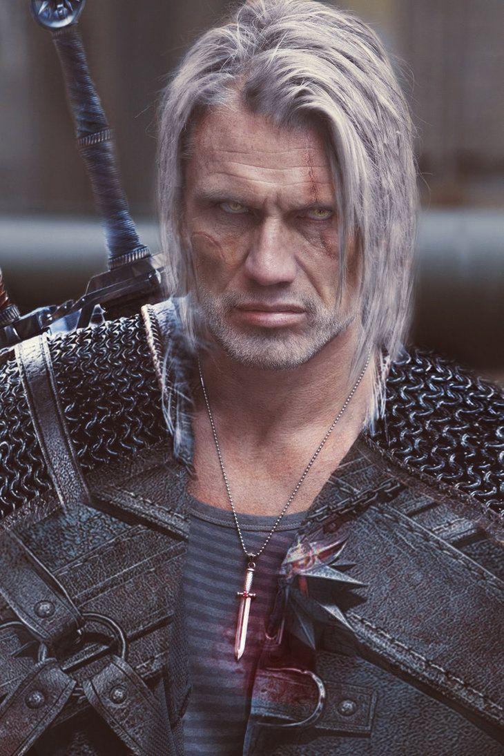 Witcher Geralt Dolph Lundgren Fan Art