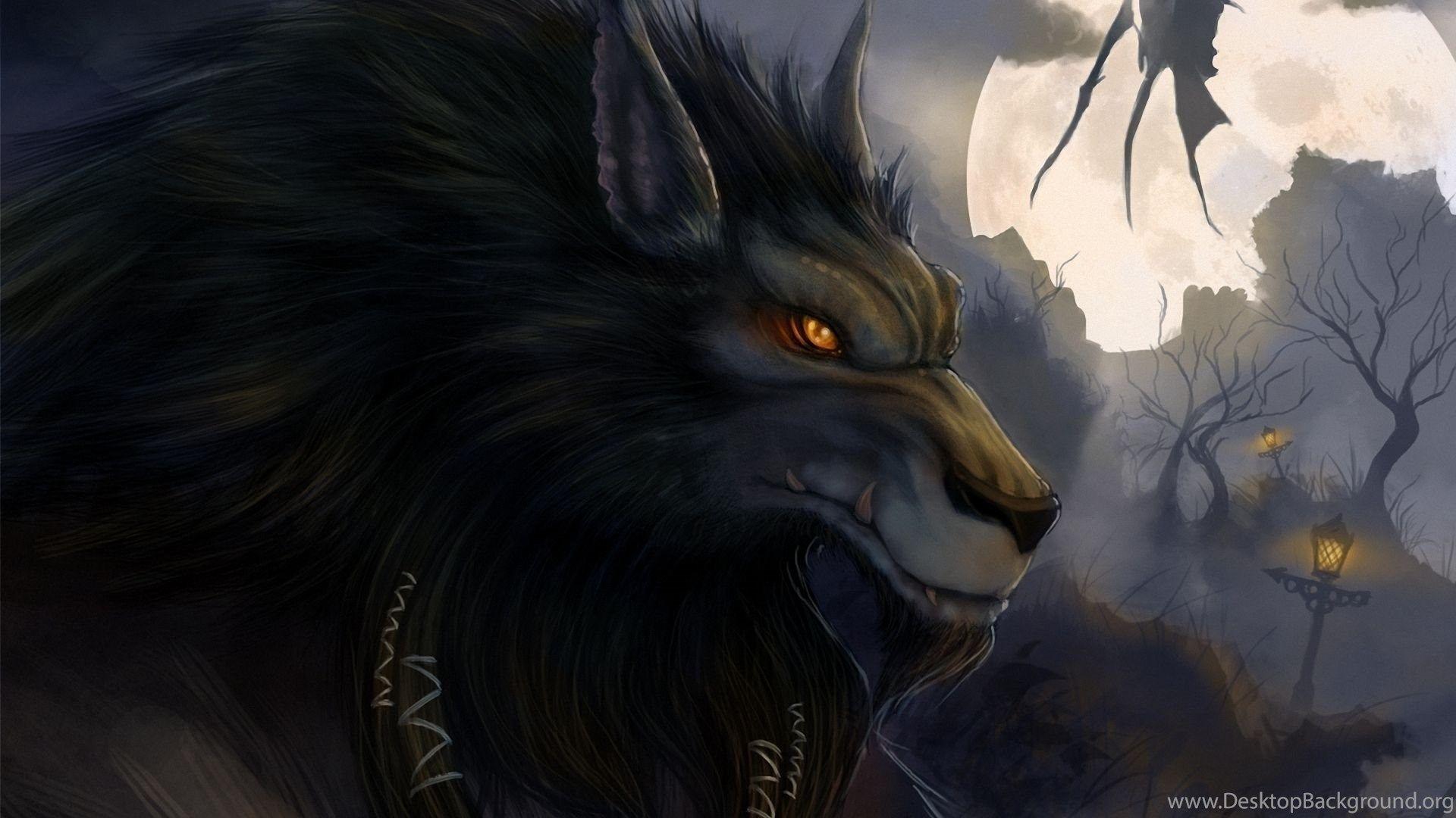 Halloween Werewolf Wallpaper Desktop Background