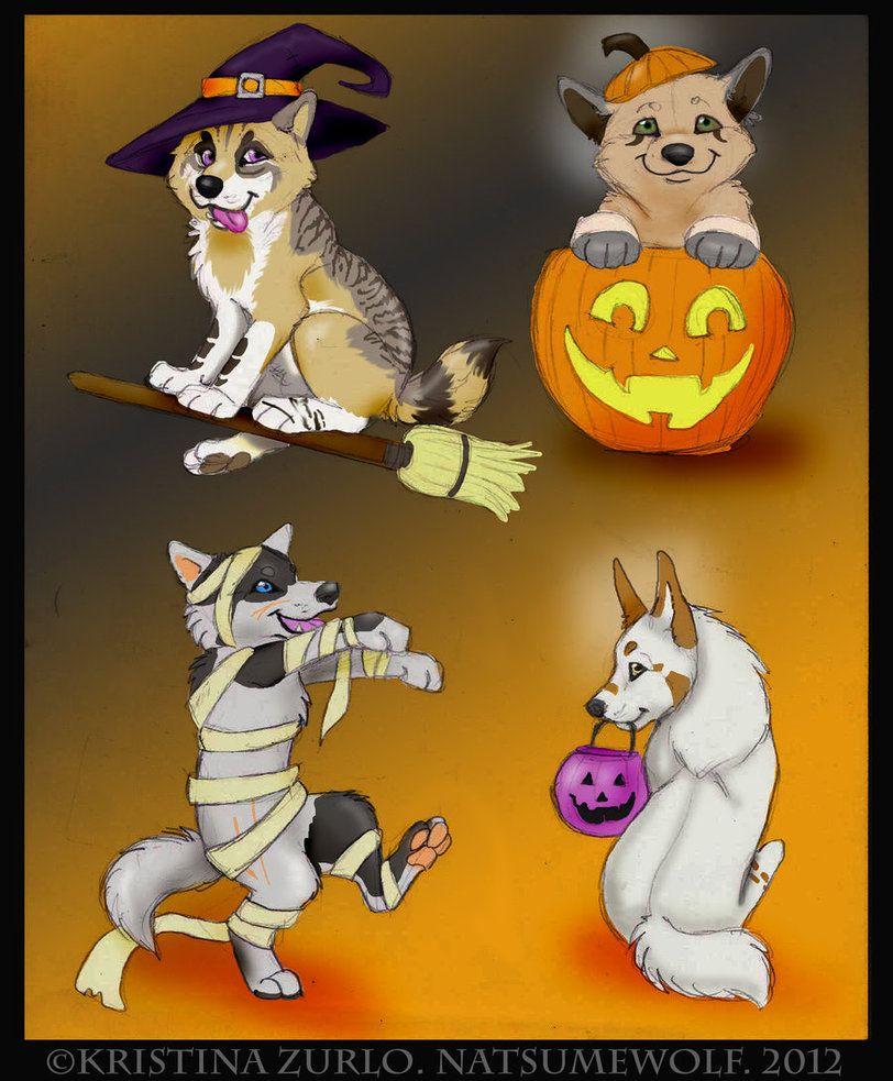 $2.00 Wolf HALLOWEEN pup ( All Sold)