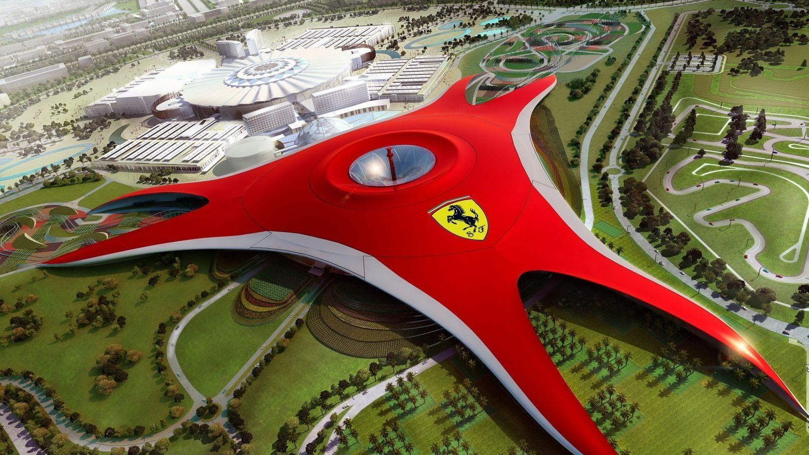 Ferrari World Abu Dhabi Ferrari Branded Theme Park Wallpaper