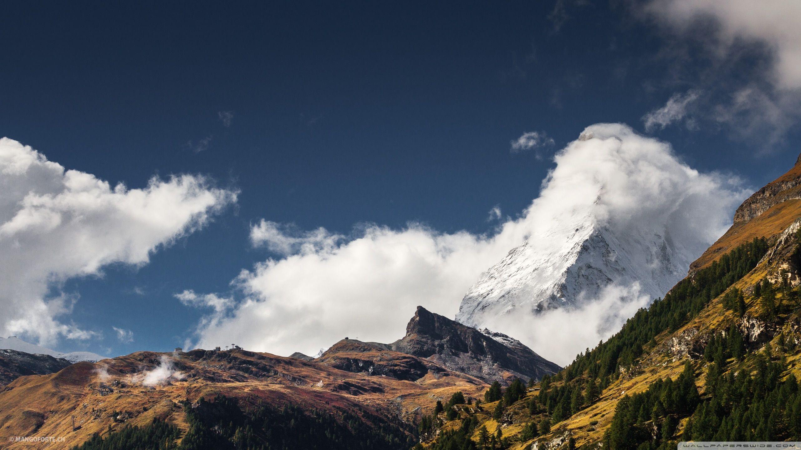 Matterhorn, view from Zermatt, Switzerland ❤ 4K HD Desktop