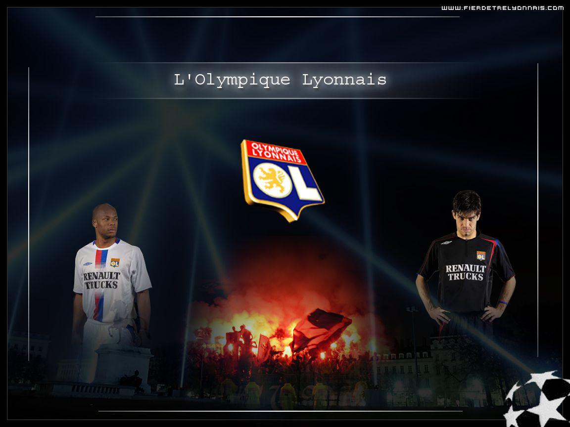 Olympique Lyonnais, wallpaper Olympique Lyonnais