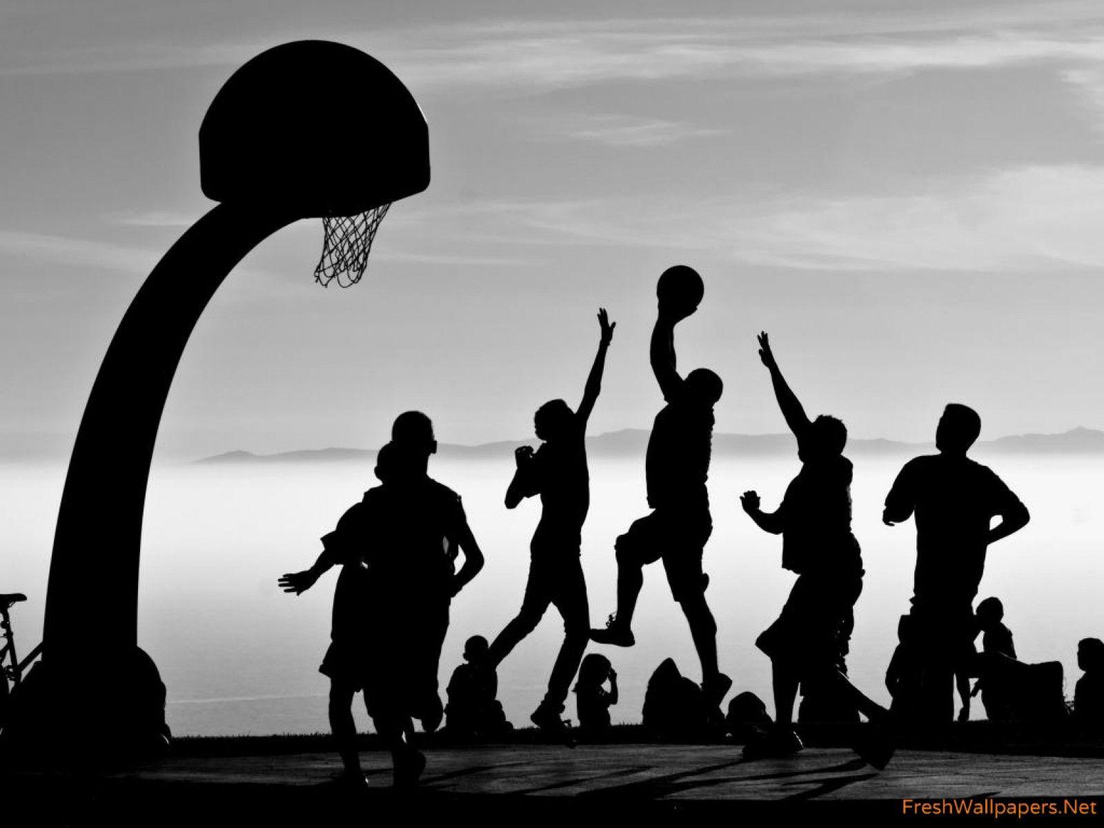 Basketball Shadow Wallpaper