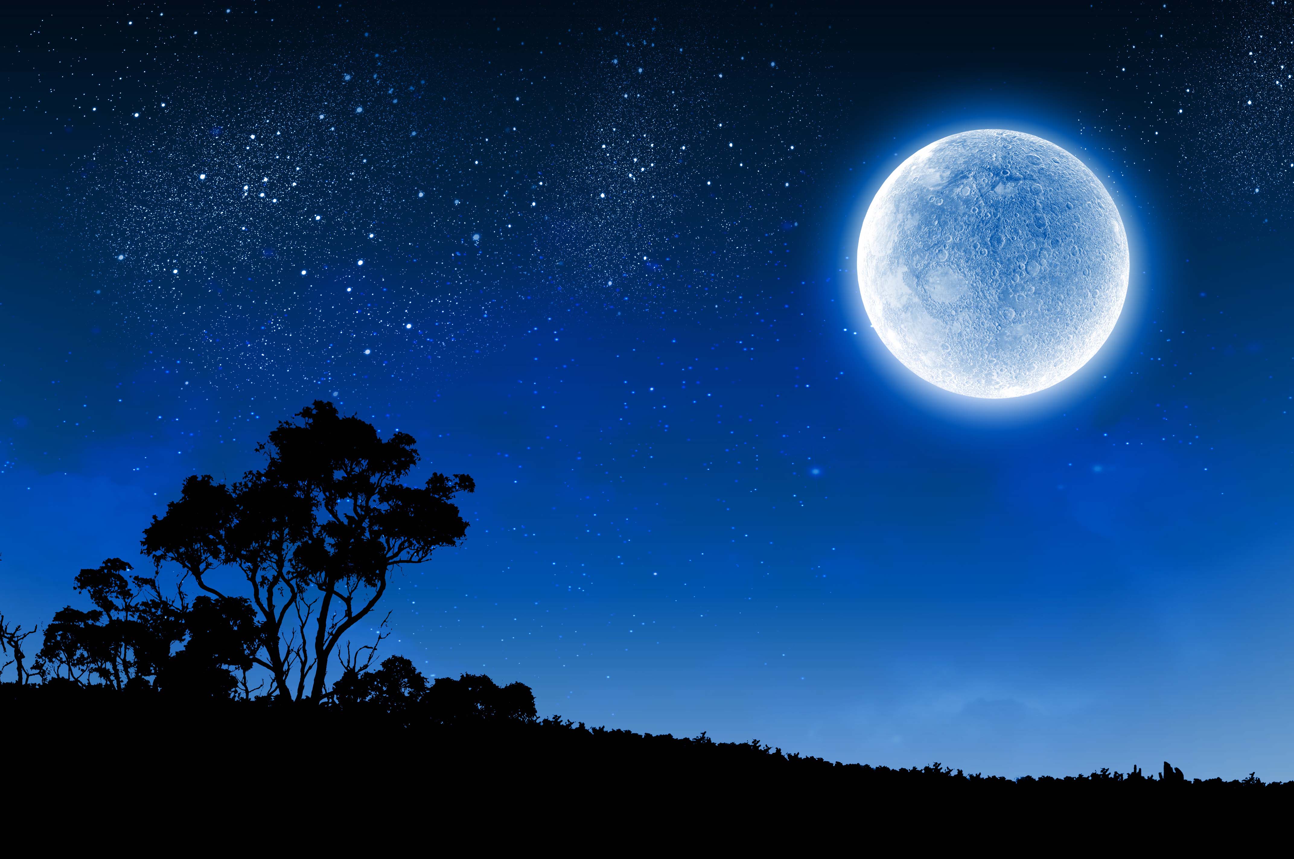 Full Moon Wallpaper 14 X 2848
