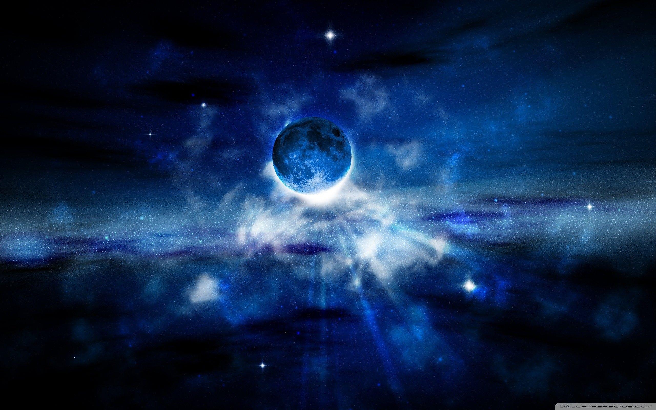 Blue Moon Wallpaper background picture
