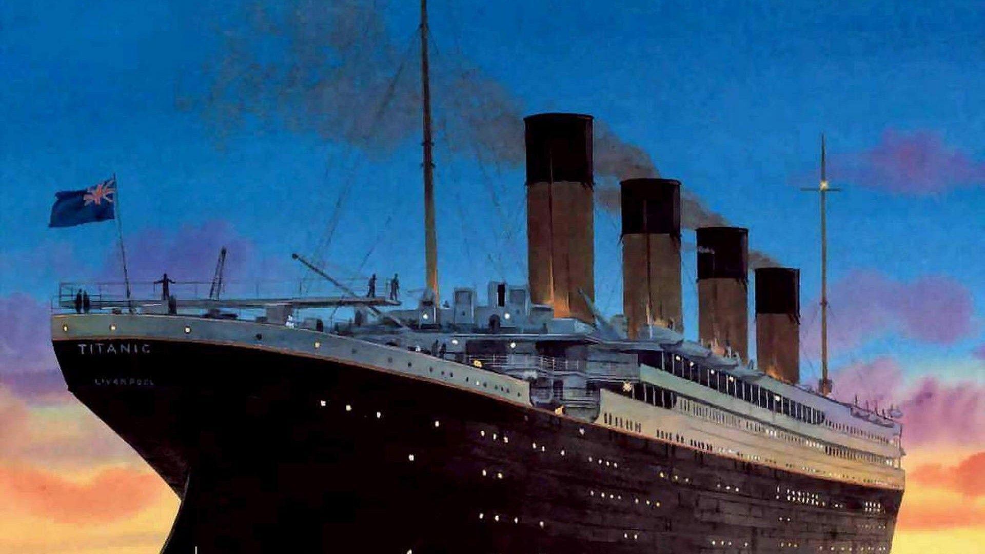Titanic Sinking Ship Wrecks Boats Background Wallpaper on. HD