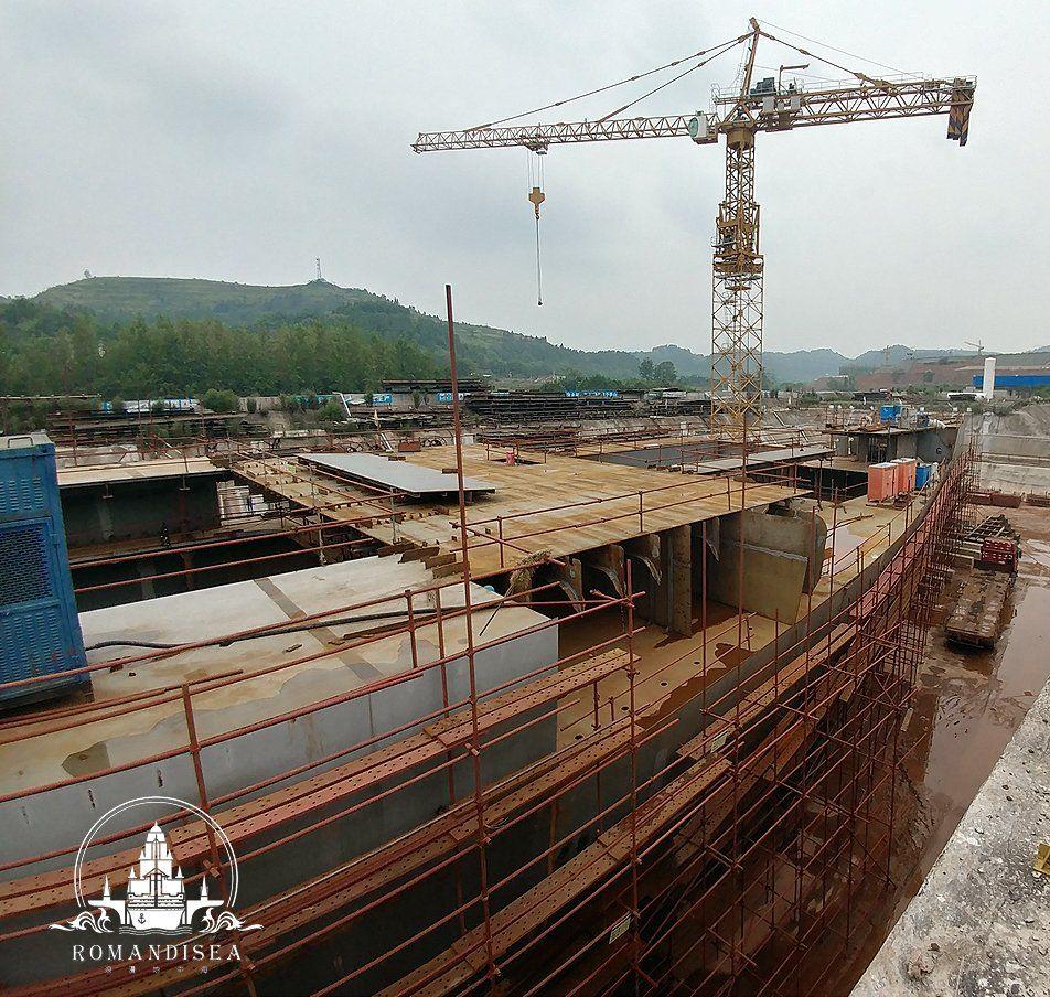 titanic 2 ship construction progress