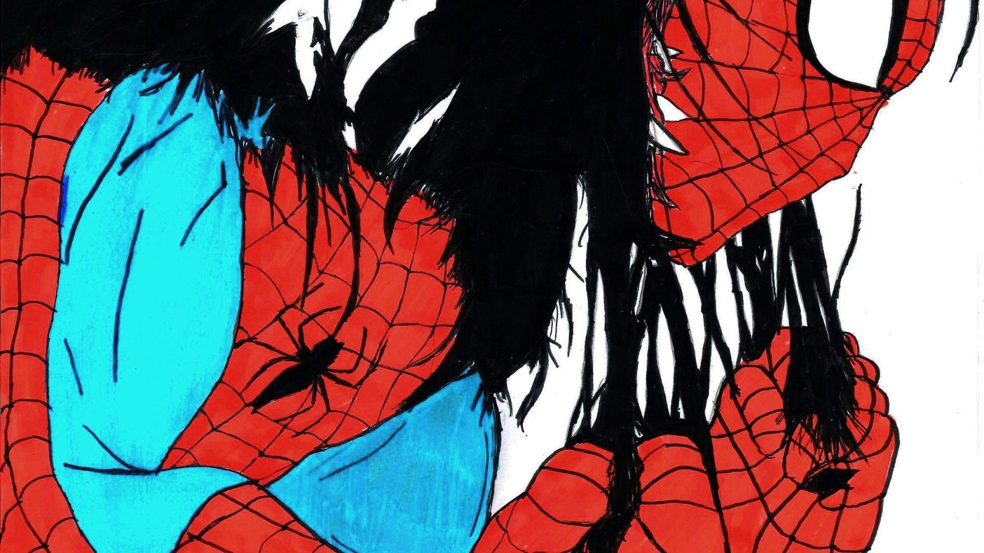 Spiderman Venom Wallpaper background picture