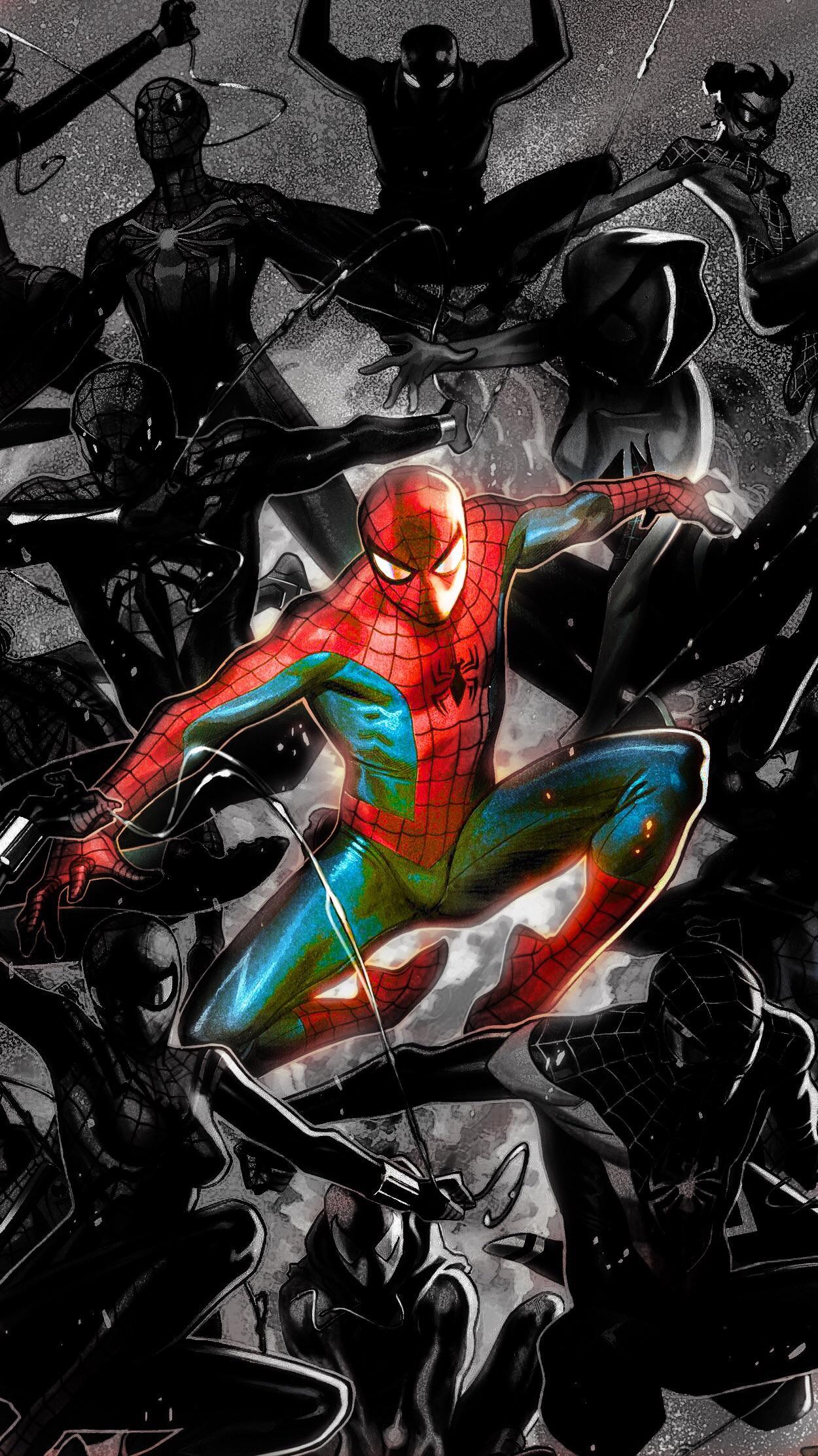 Edited The Spider Geddon Cover For A Wallpaper. Link Is In