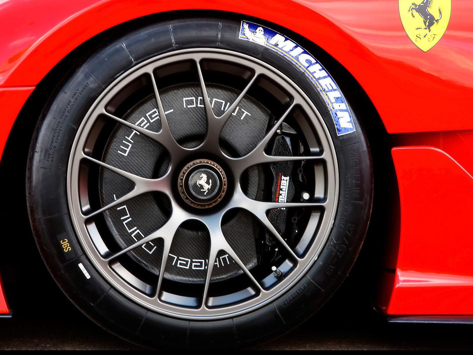 Ferrari 599 Michelin Wheel 1600x1200 DESKTOP Motorsport