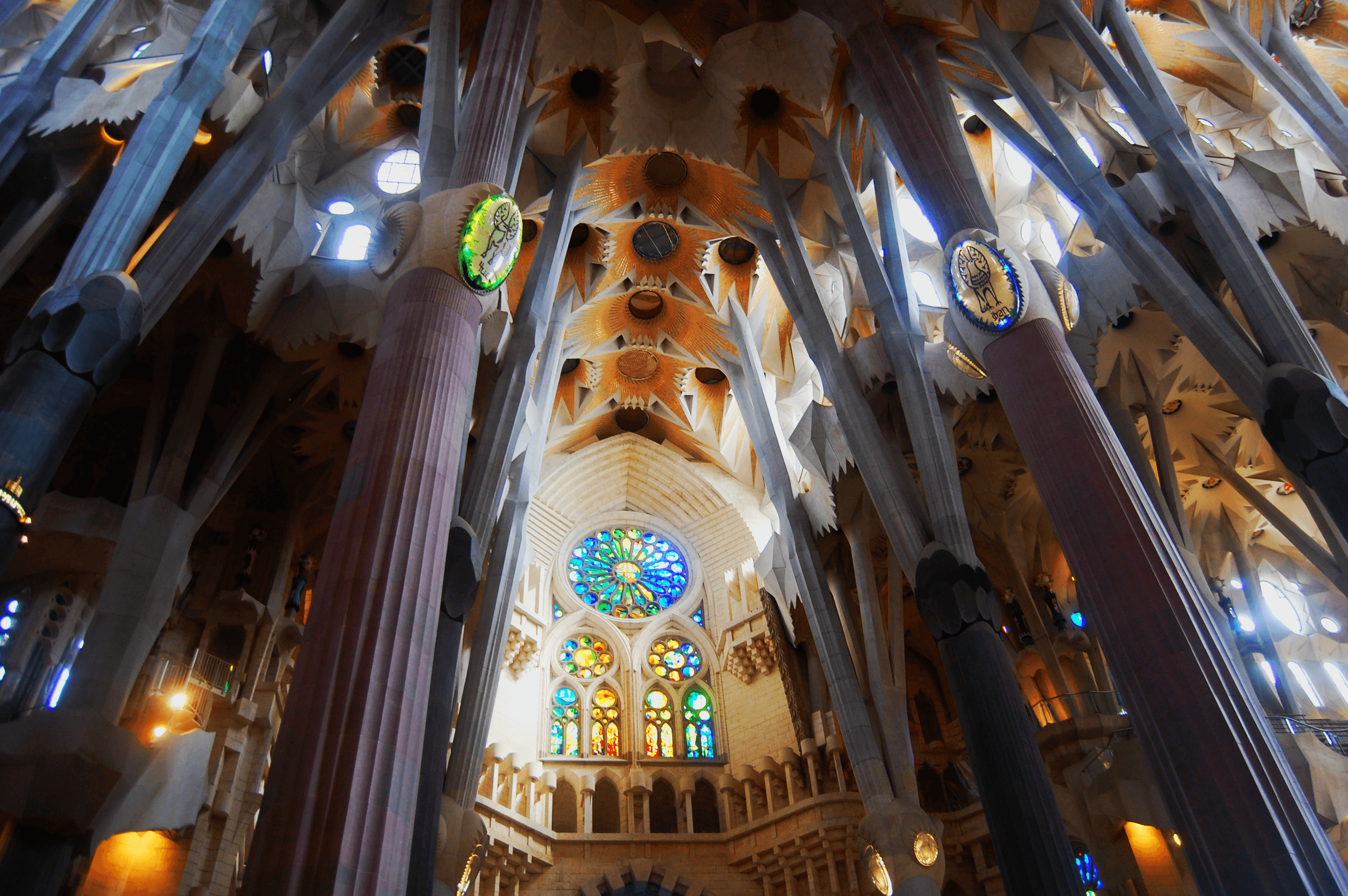 Sagrada Família Inside View Wallpaper