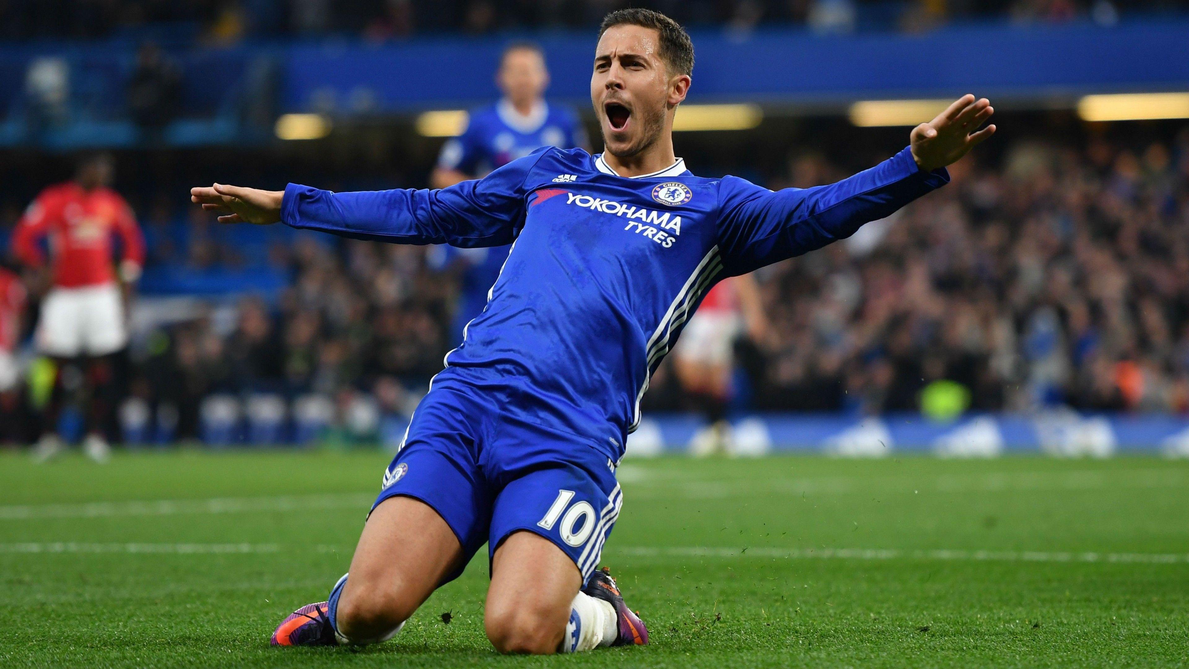 Wallpaper Eden Hazard, Chelsea, soccer, 4K, Sport