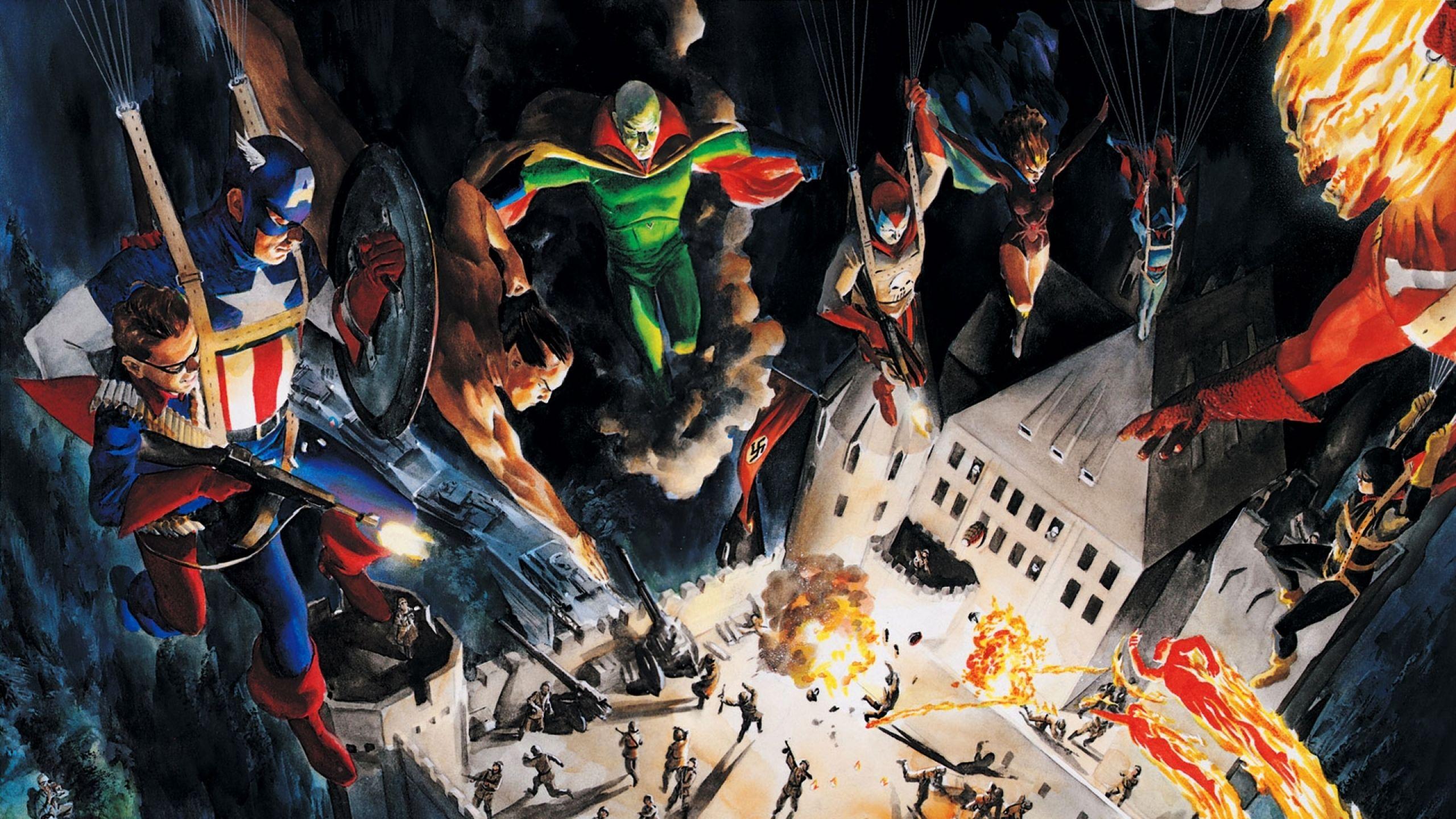 Wallpaper.wiki 2560x1440 Alex Ross Background PIC WPC003434