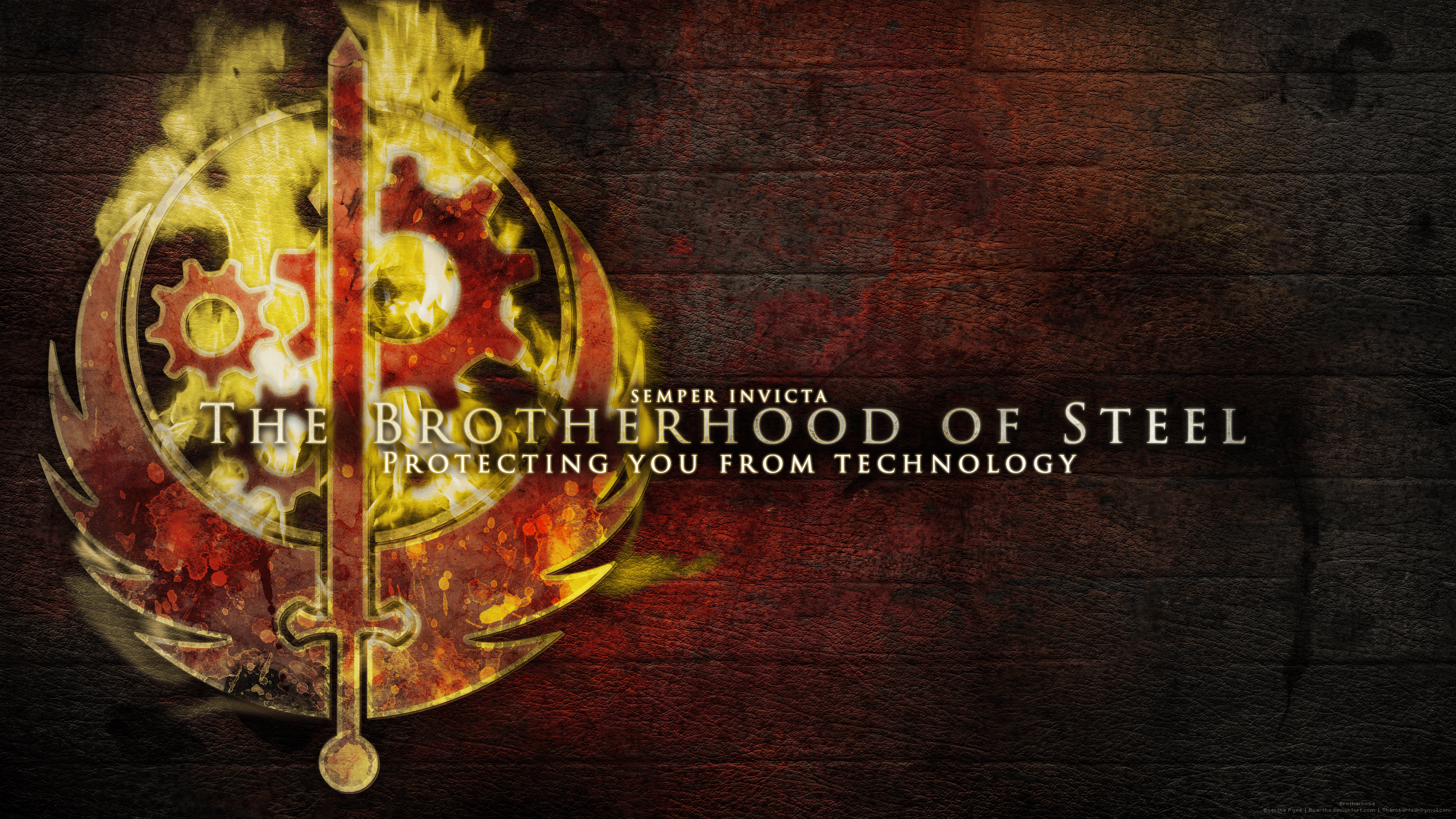 Image result for brotherhood of steel wallpaper. Fallout