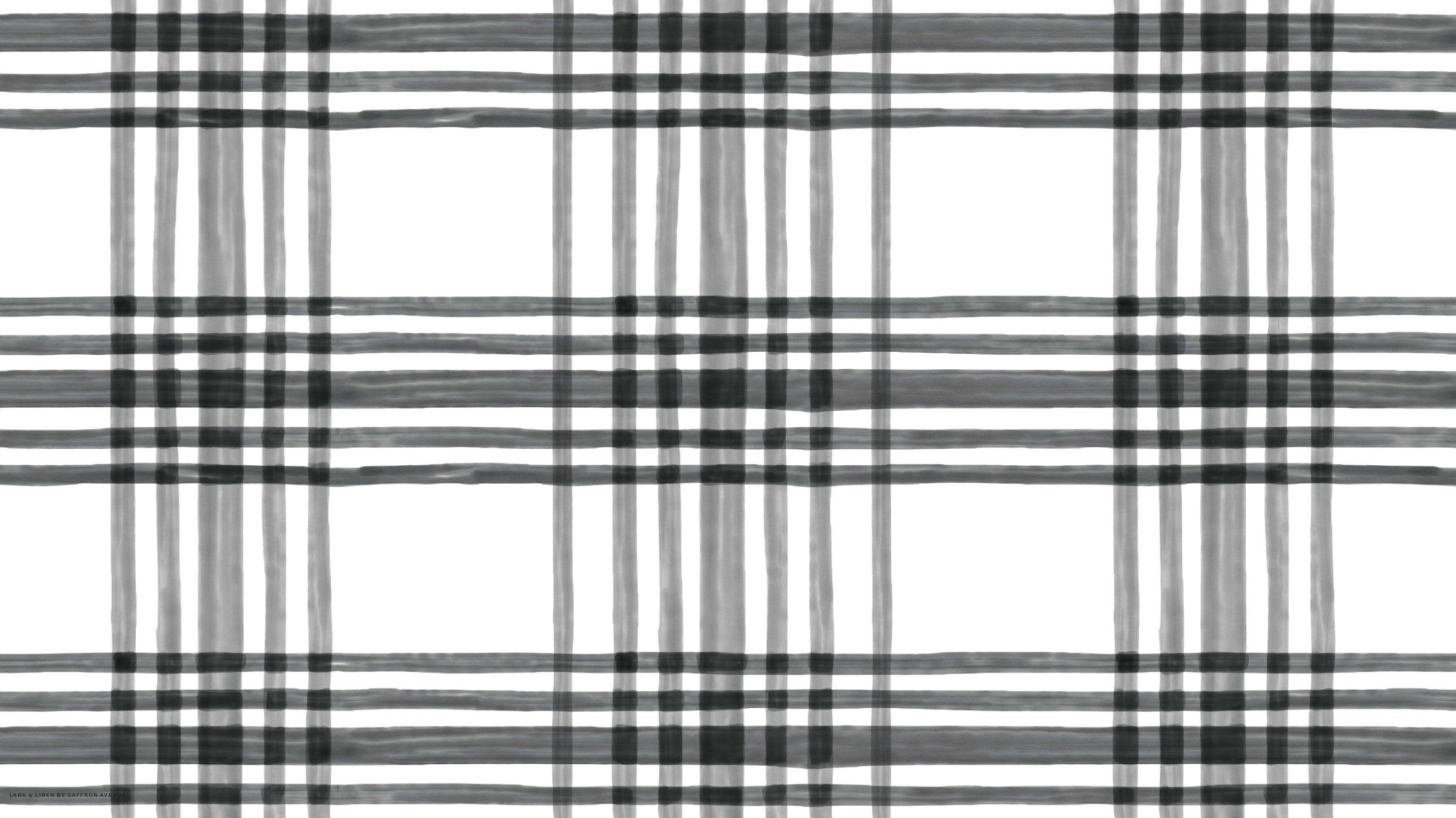 A Chic Plaid Holiday Desktop Wallpaper