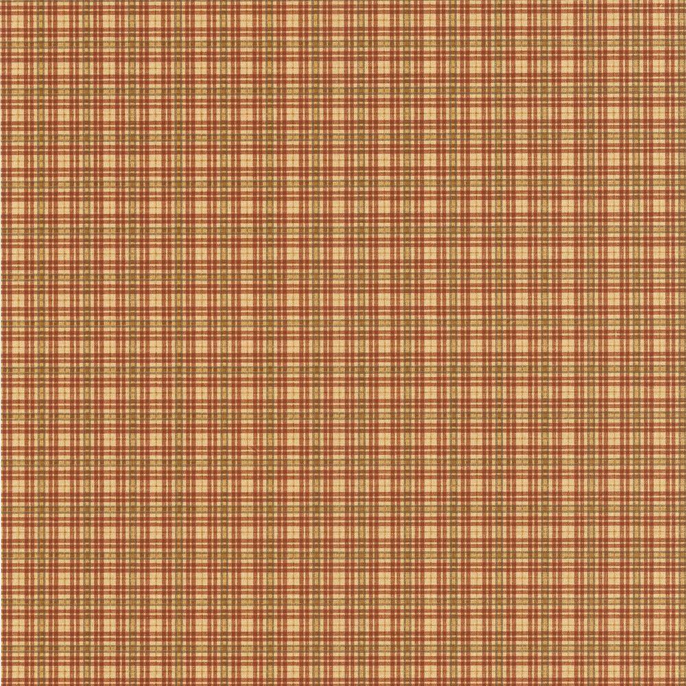 Tartan Red Plaid Wallpaper 414 58510 Home Depot