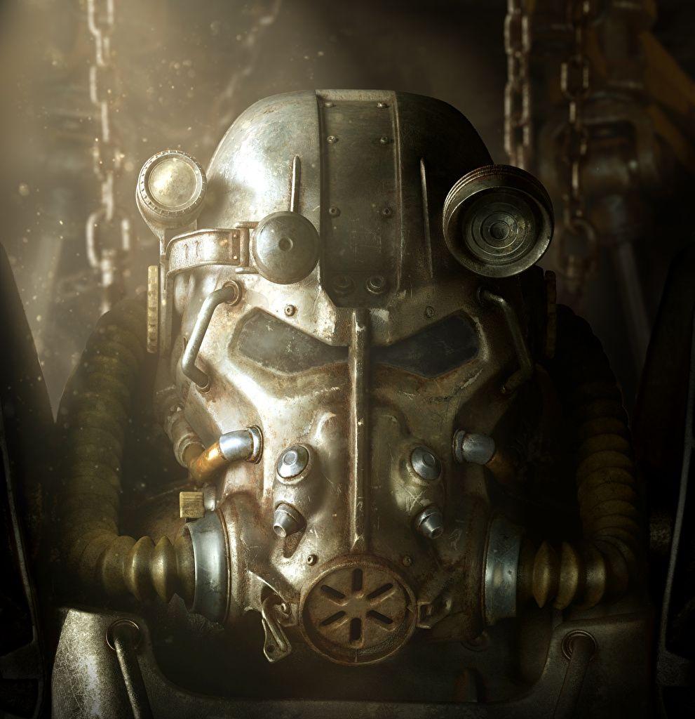 Wallpaper Fallout 4 armour Helmet Warriors Power Armor, Brotherhood