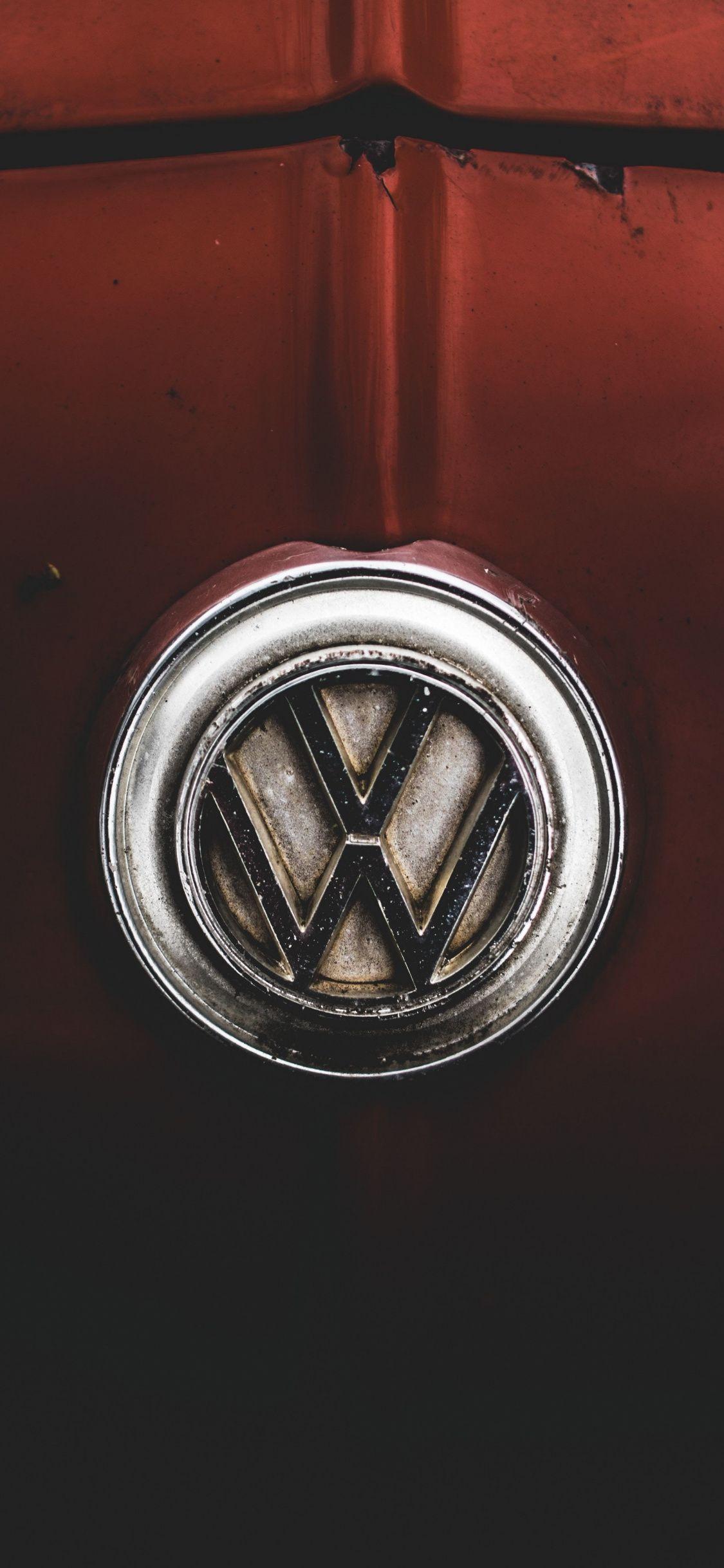 Volkswagen, logo, 1125x2436 wallpaper. Cars Wallpaper