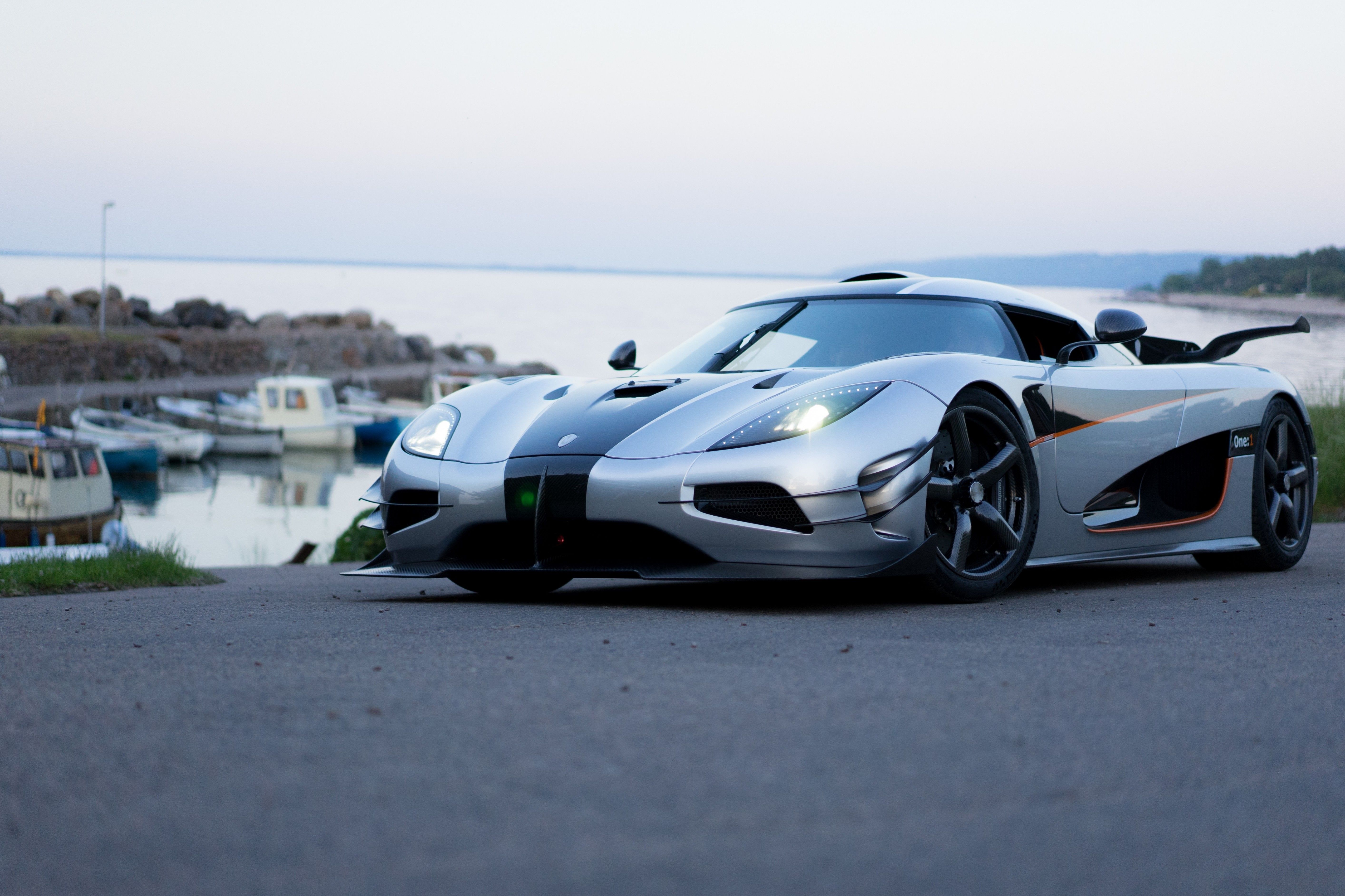 Download 5655x3769 Koenigsegg One: Gray, Side View, Boats, Sport