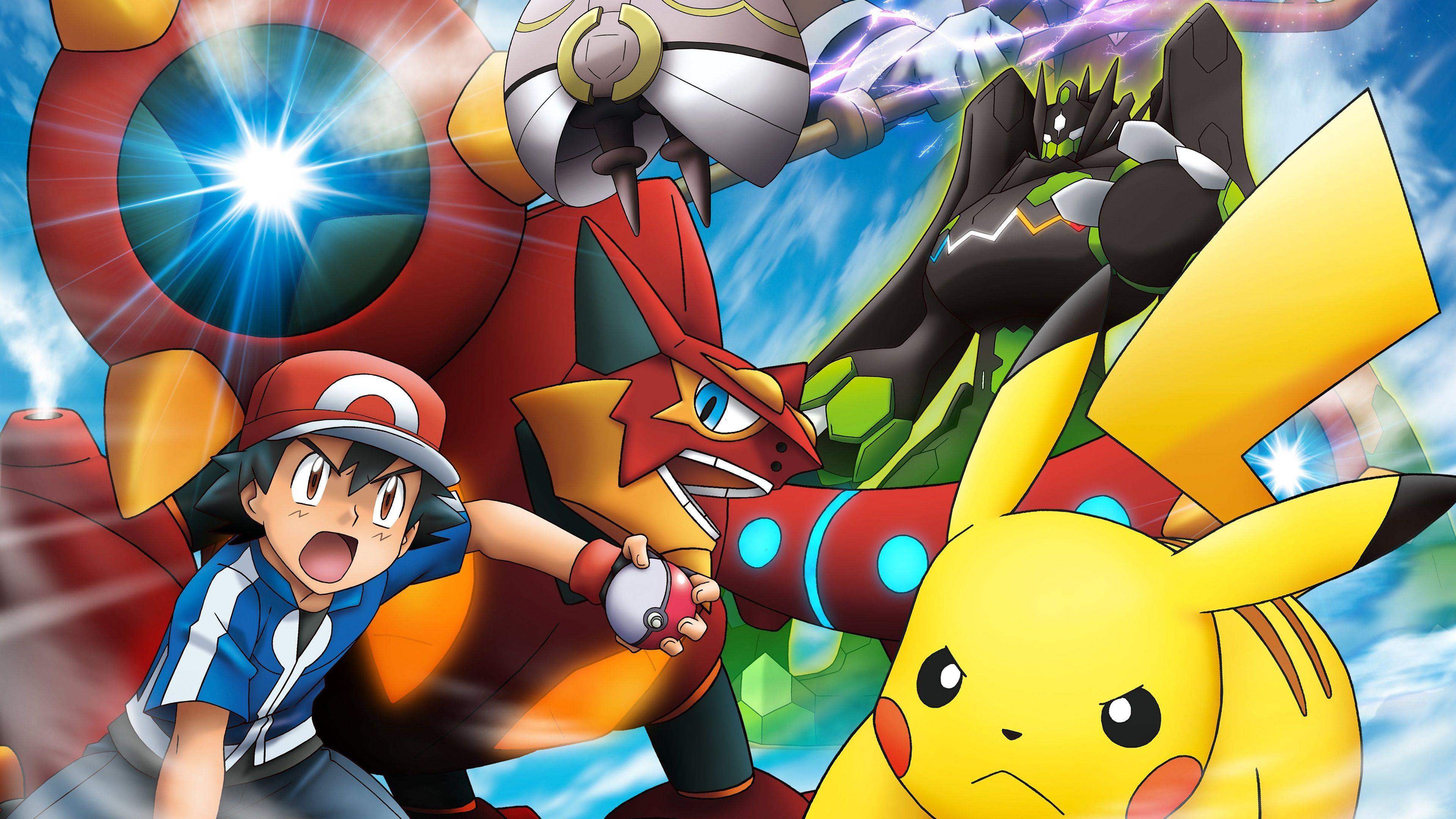 Wallpaper Pokemon the Movie: Volcanion and the Mechanical 3840x2160