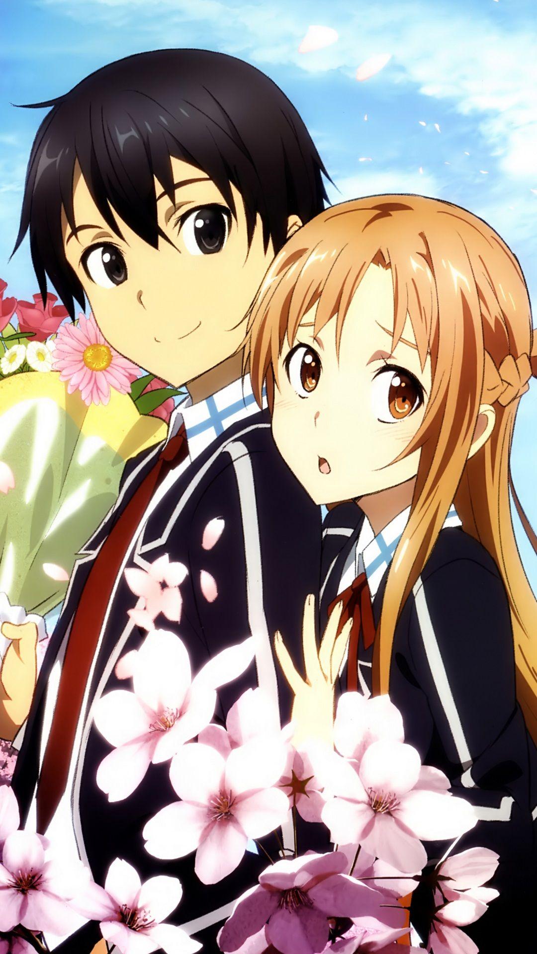 Sword Art Online Asuna And Kirito Wallpaper