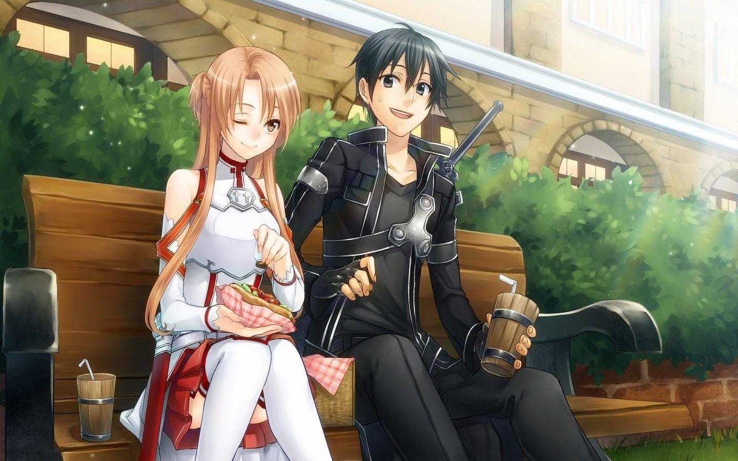 Kirito And Asuna Wallpapers Wallpaper Cave