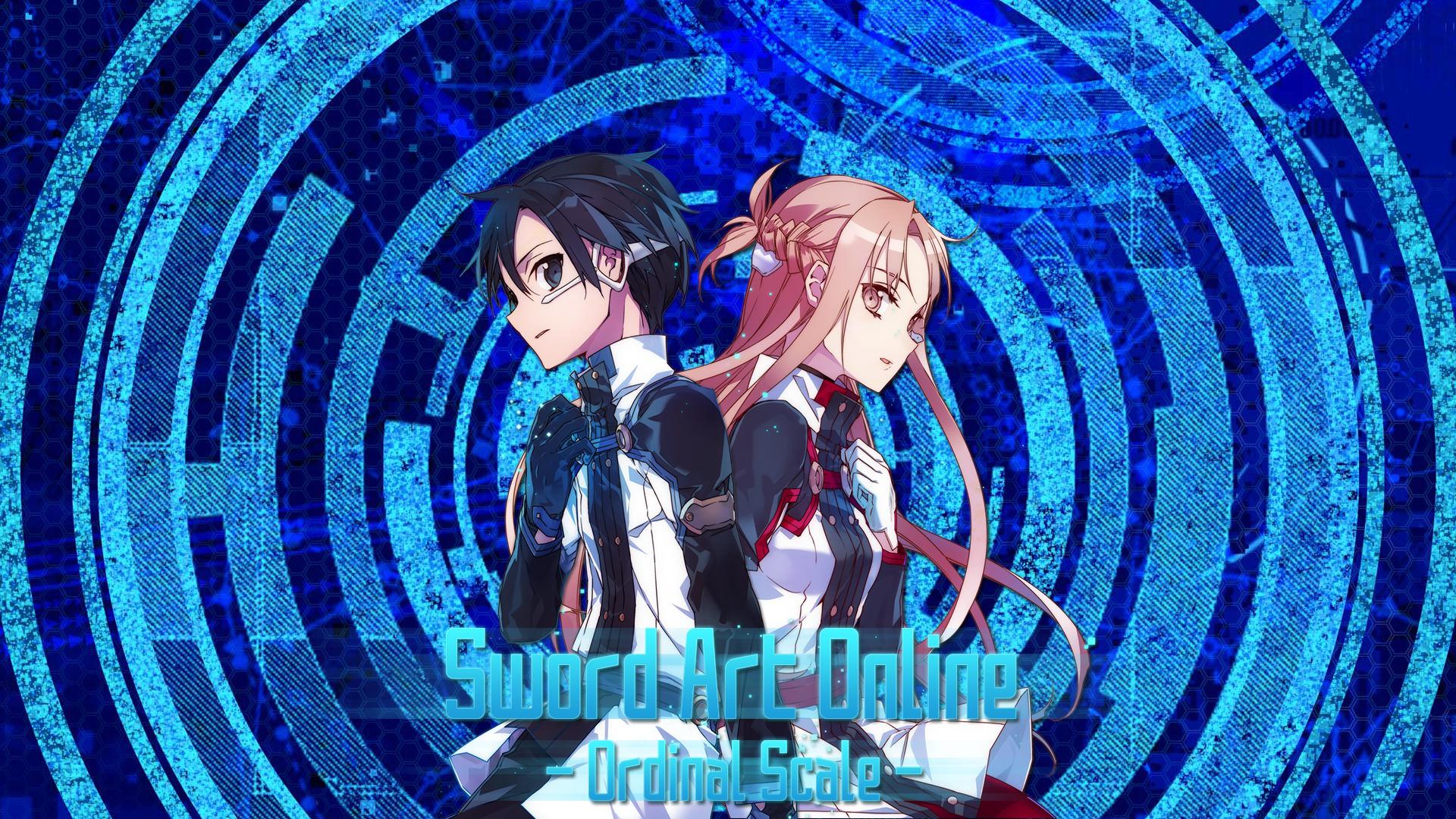 Kirito and Asuna SAO Ordinal Scale Wallpaper