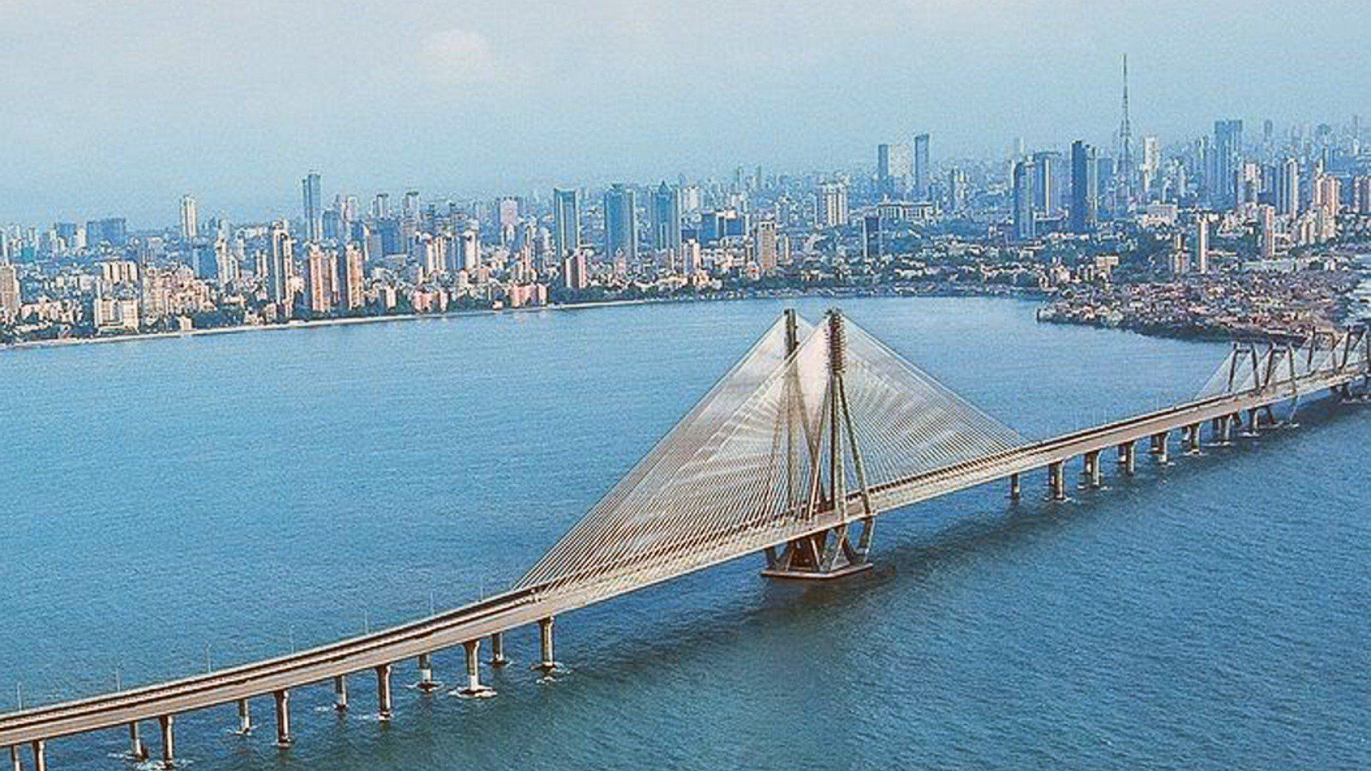 Mumbai Wallpaper: HD Wallpaper Available For Free Download. Bandra worli sea link, Mumbai city, Economy of india