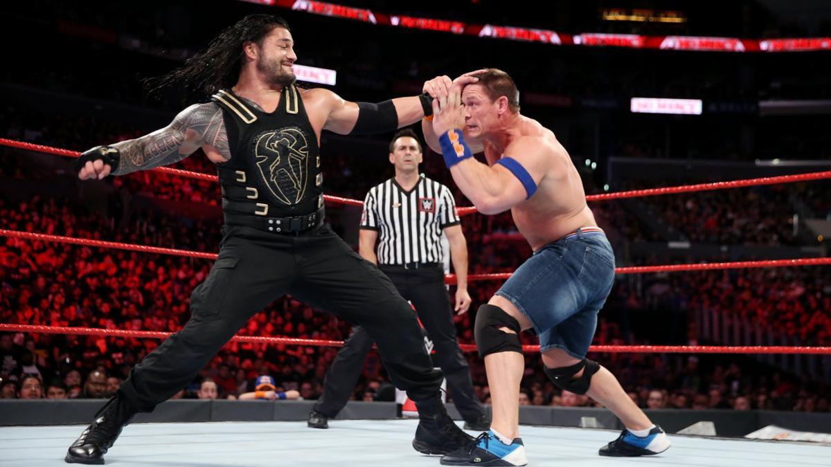 John Cena vs. Roman Reigns: photo