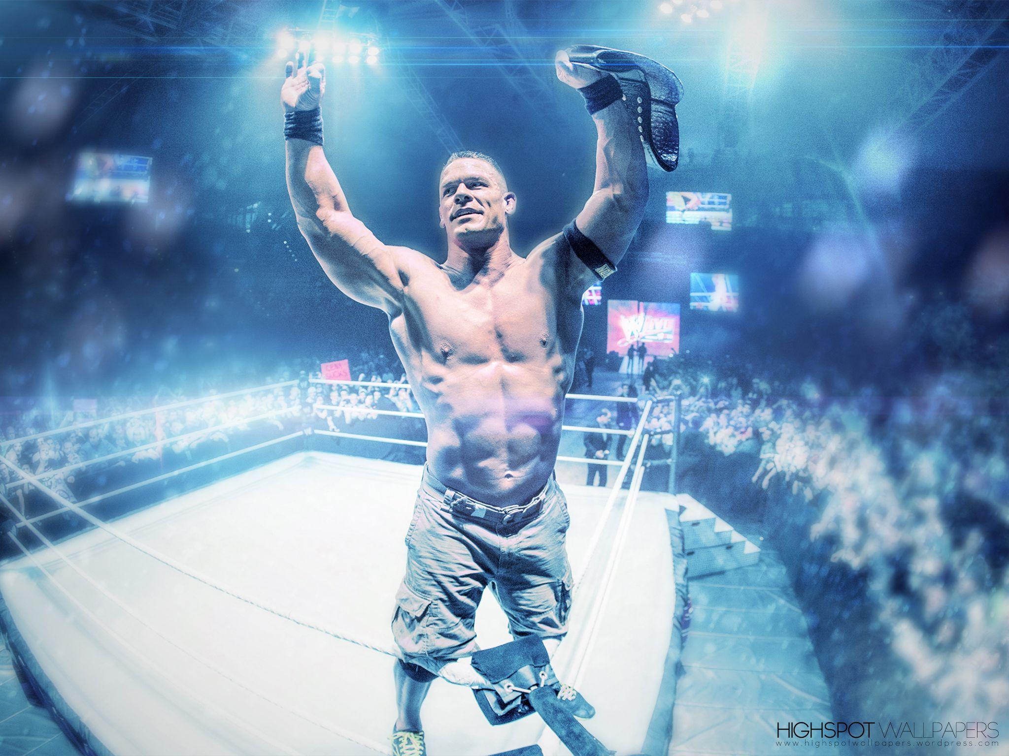 John Cena Vibrant Series Wallpaper. Highspot Wrestling Wallpaper