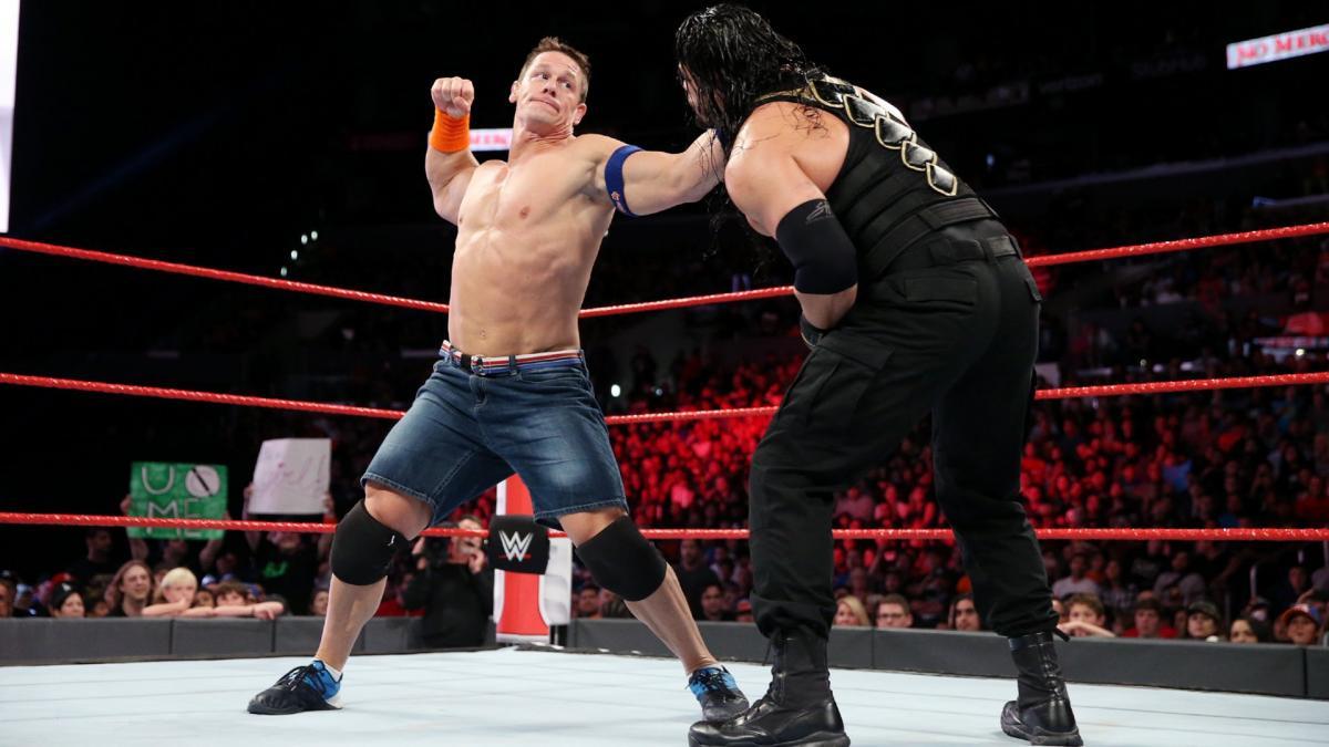 John Cena vs. Roman Reigns: photo