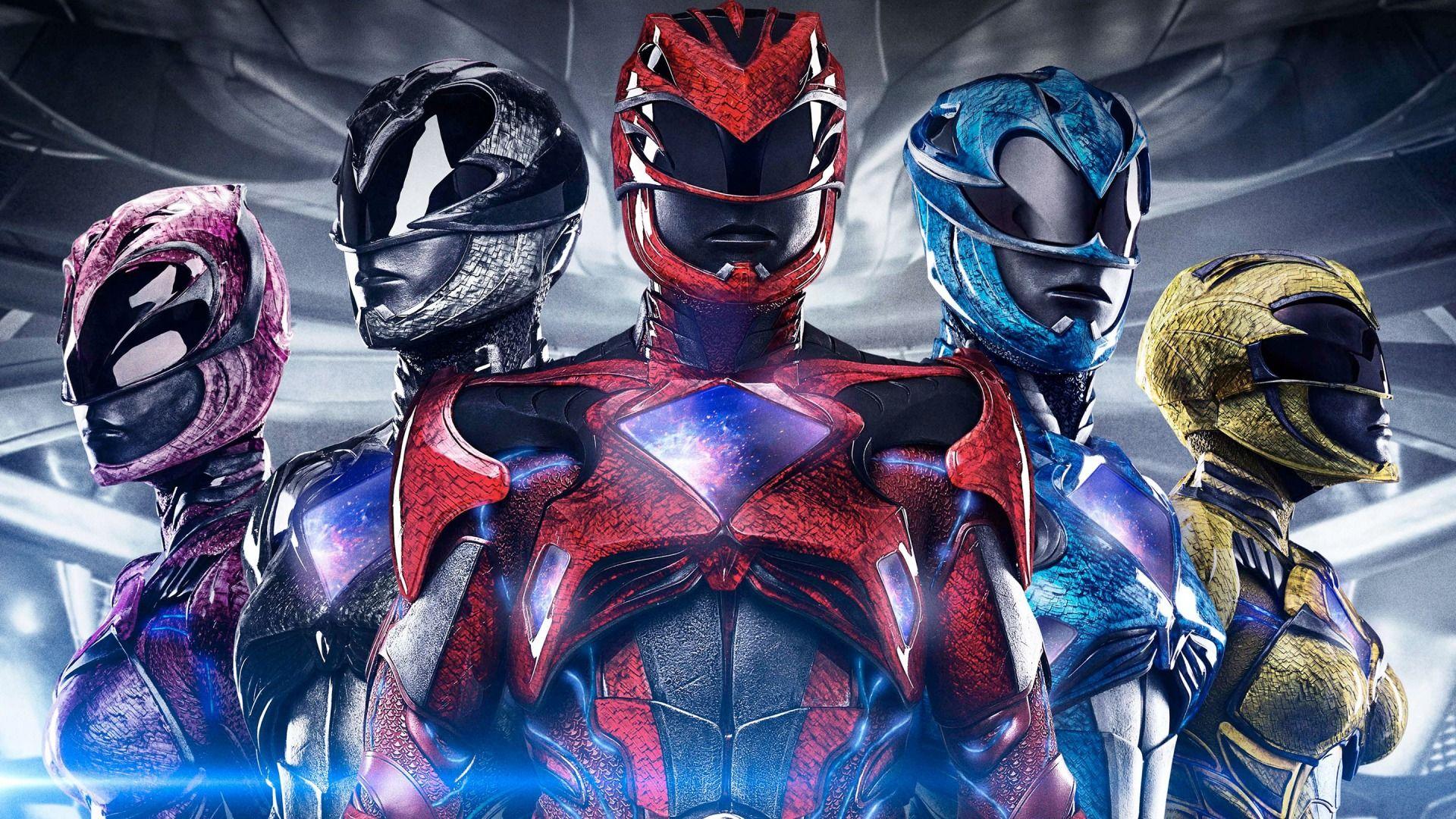 Download wallpaper Movie, Power Rangers, Red Ranger, Pink Ranger