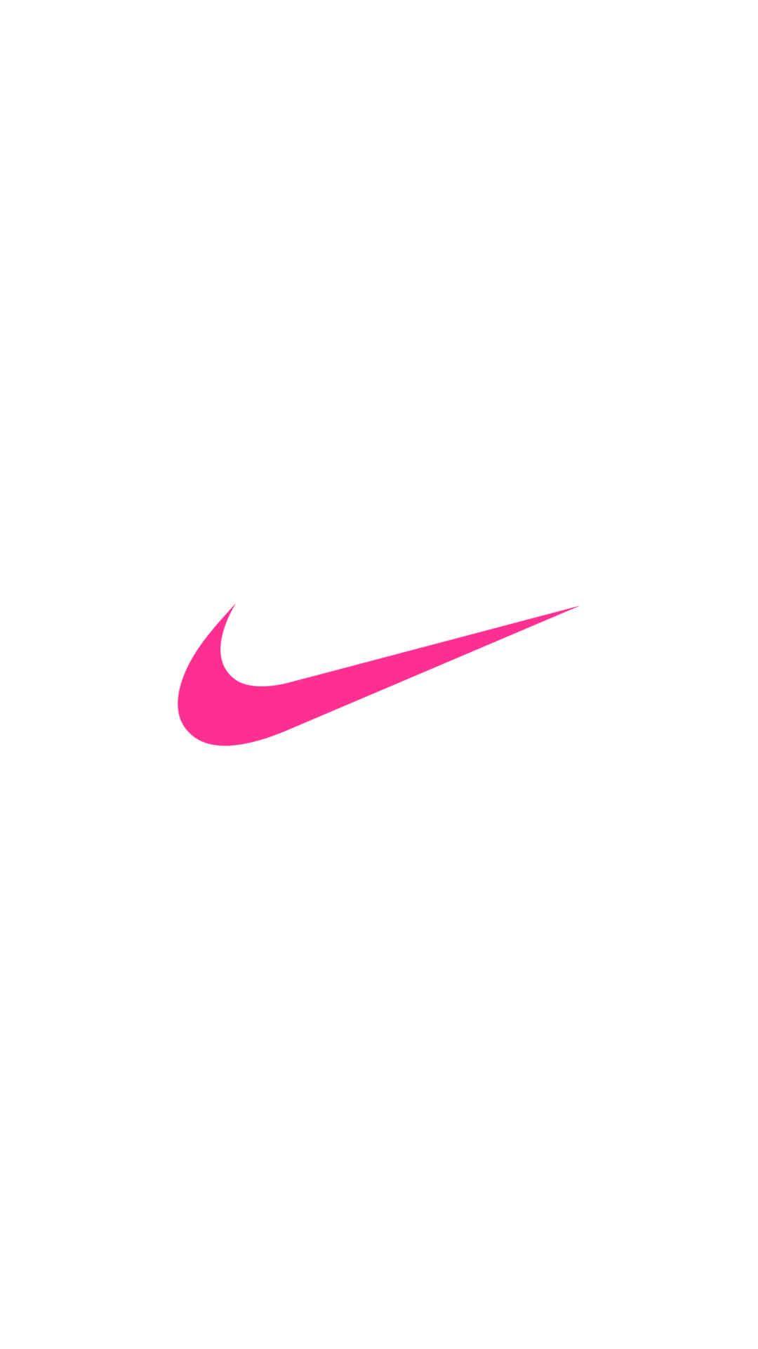 pink nike symbol