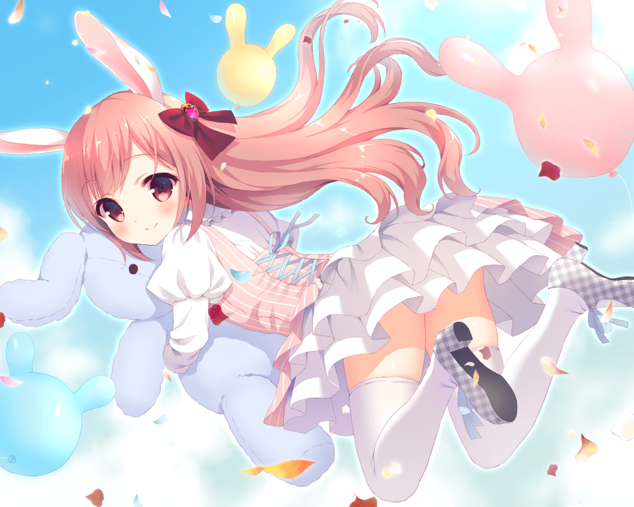 Cute Anime Girl Bunny Wallpapers Wallpaper Cave