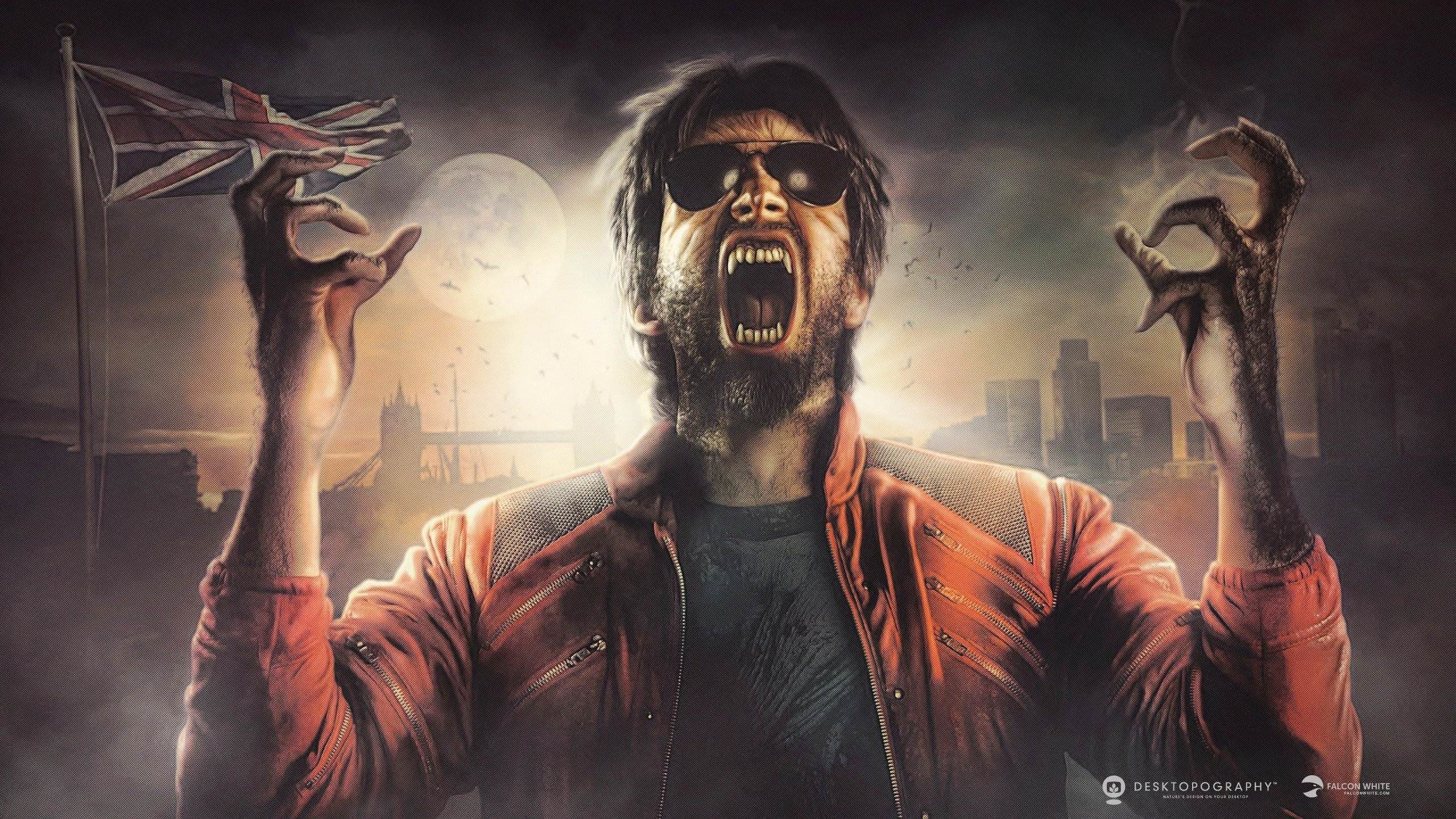 Awesome Werewolf free wallpaper for HD 2560x1440 desktop