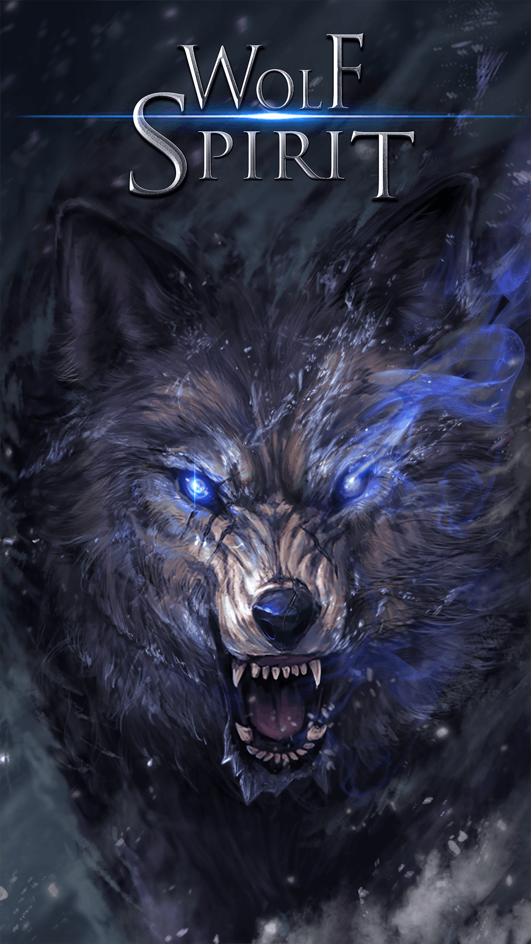 Wolf spirit live wallpaper. Android live wallpaper from Ahatheme